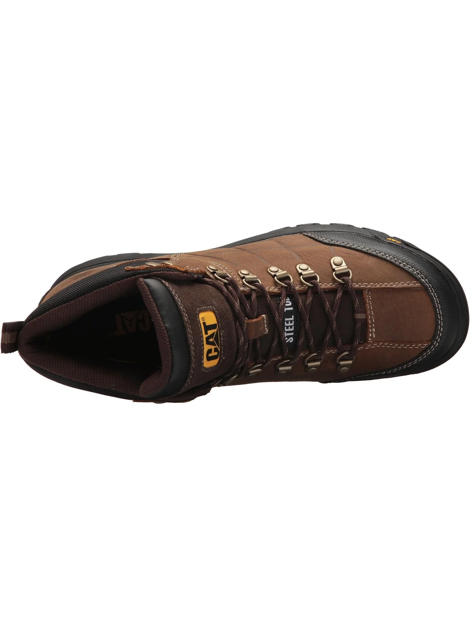 Ботинки Caterpillar Threshold Waterproof Steel Toe — изображение 2 из 4, коричневый