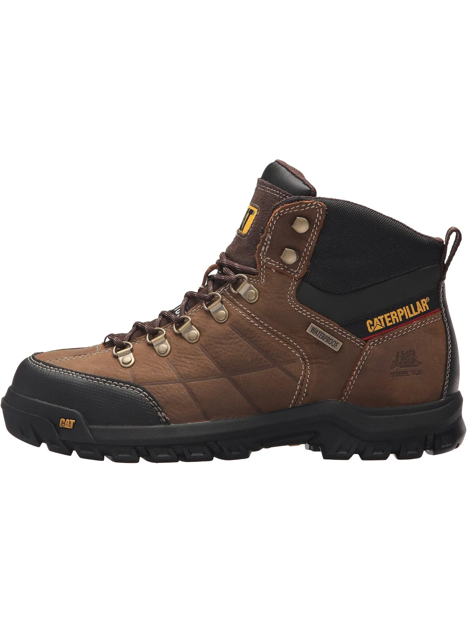 Ботинки Caterpillar Threshold Waterproof Steel Toe — изображение 4 из 4, коричневый
