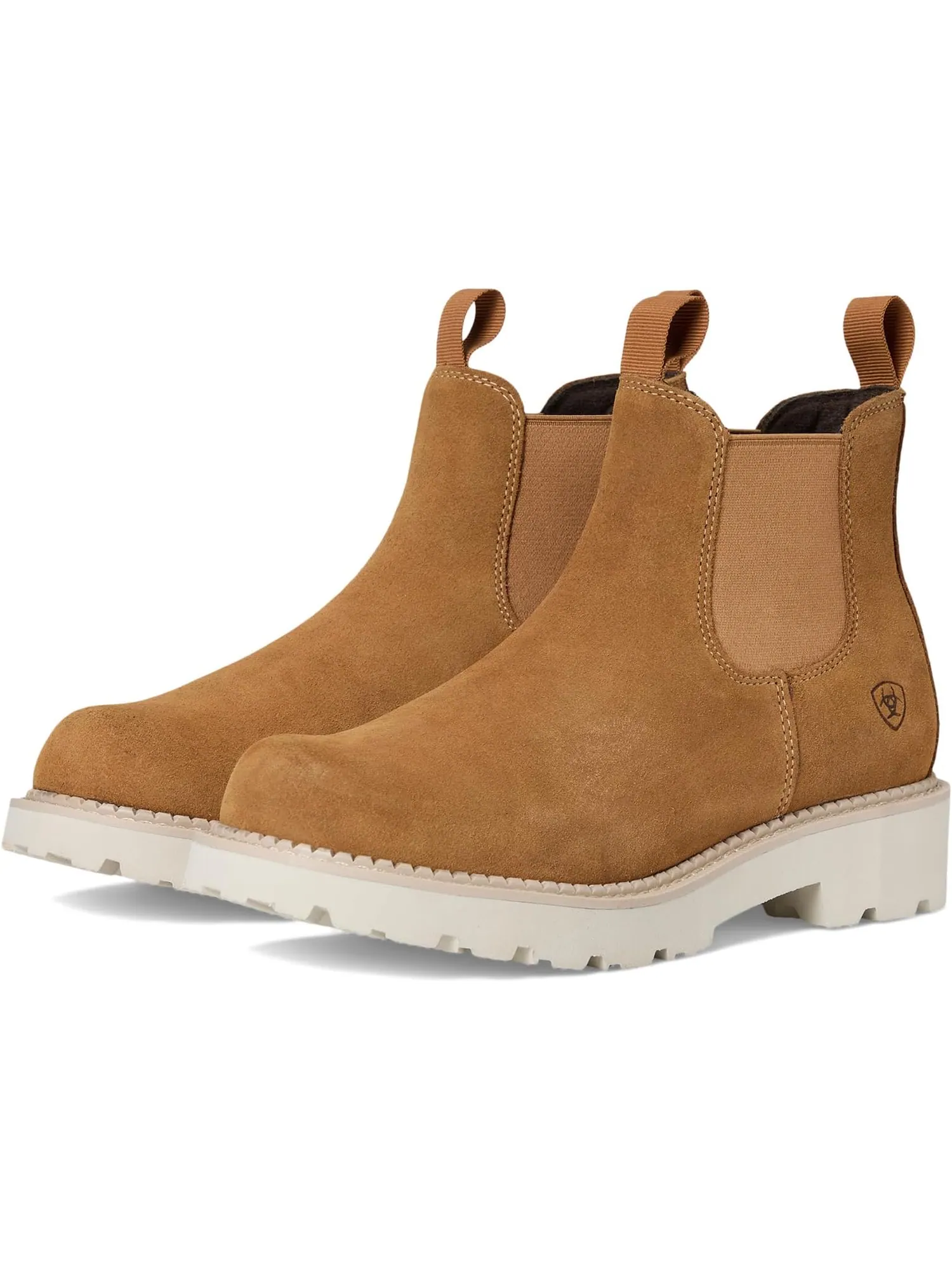 Женские ботинки челси Ariat Fatbaby Twin Gore замшевые — изображение 1 из 7, бежевый