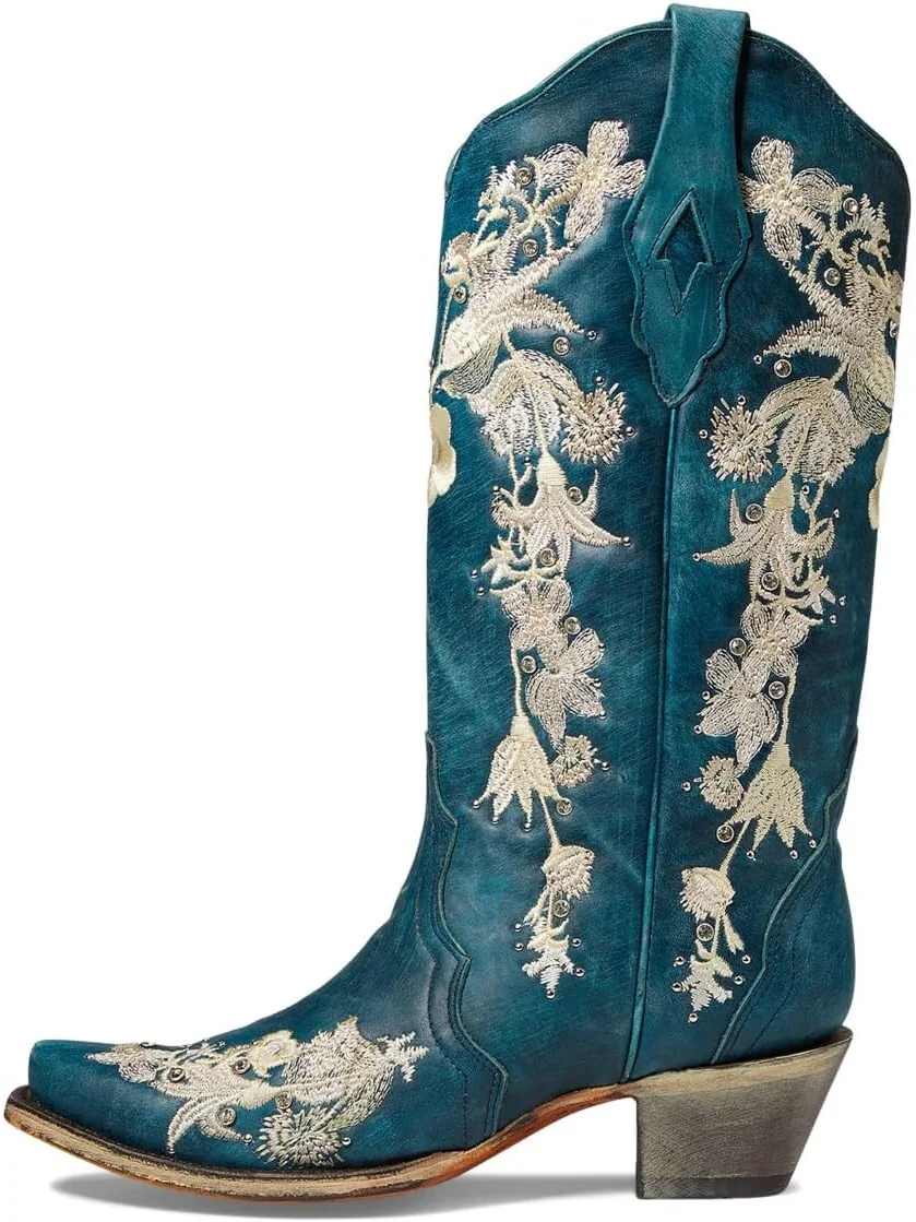 Ковбойские сапоги A4361 Corral Boots — изображение 4 из 6, темно-синий