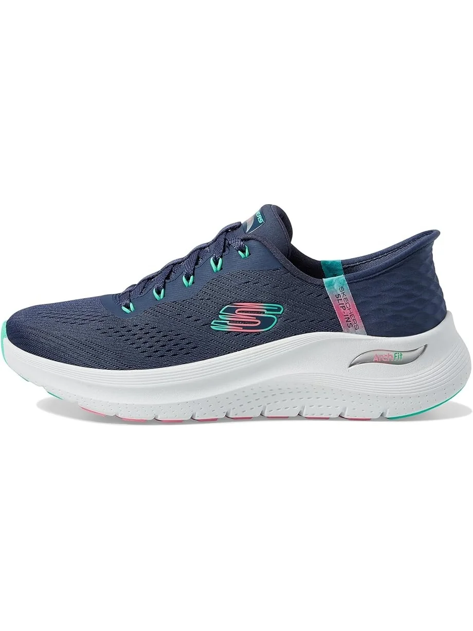 Кроссовки SKECHERS Arch Fit 2.0 Easy Chic Hands Free Slip-Ins — изображение 4 из 4, темно-синий