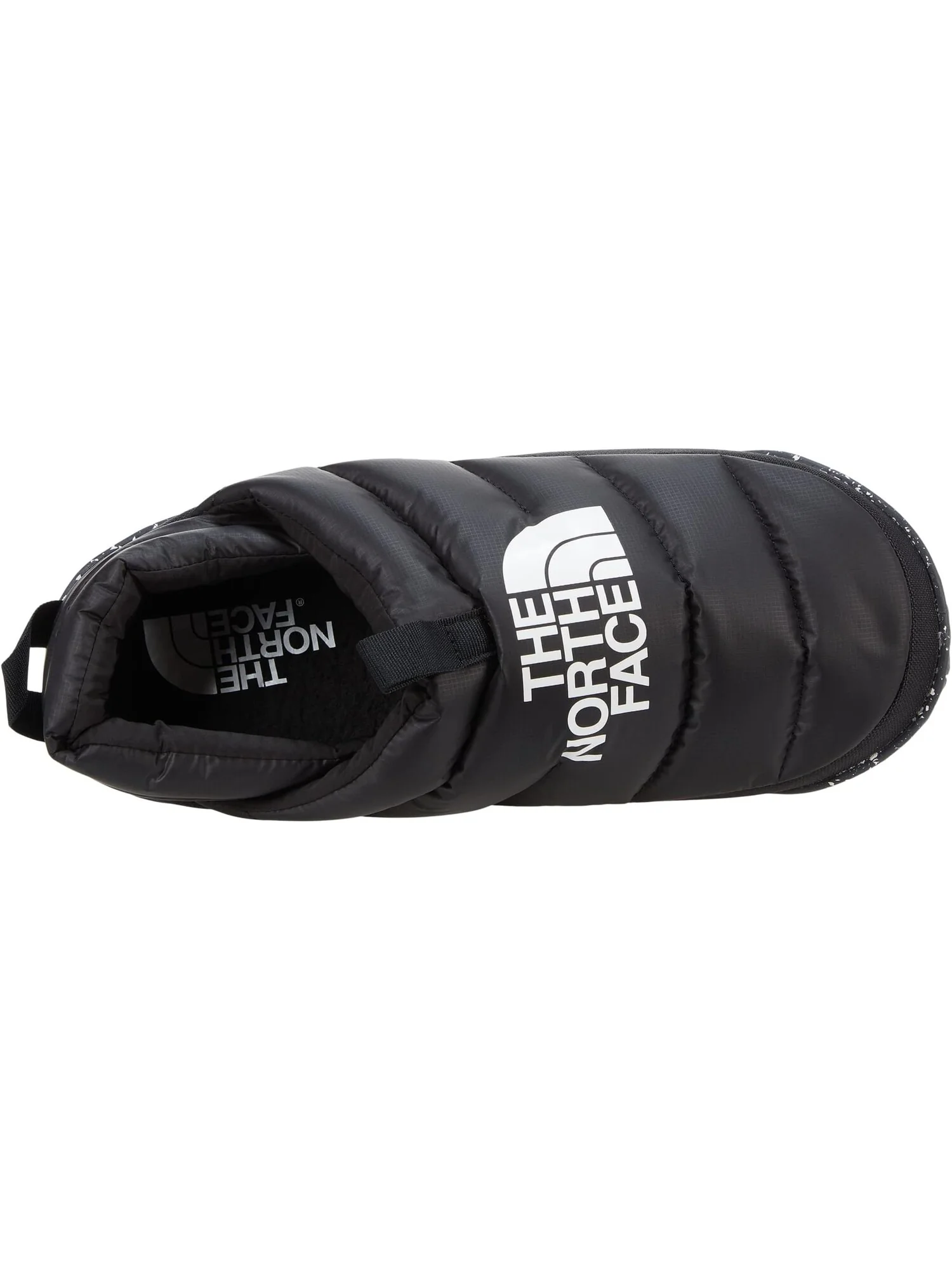 Тапочки Nuptse Mule The North Face — изображение 2 из 6, черный/белый