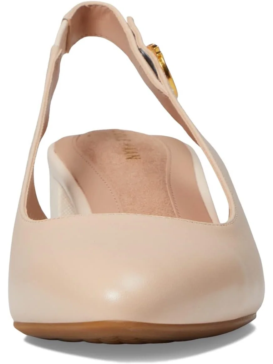 Туфли Cole Haan The Go-To Slingback Pump 45 mm — изображение 2 из 4, бежевый