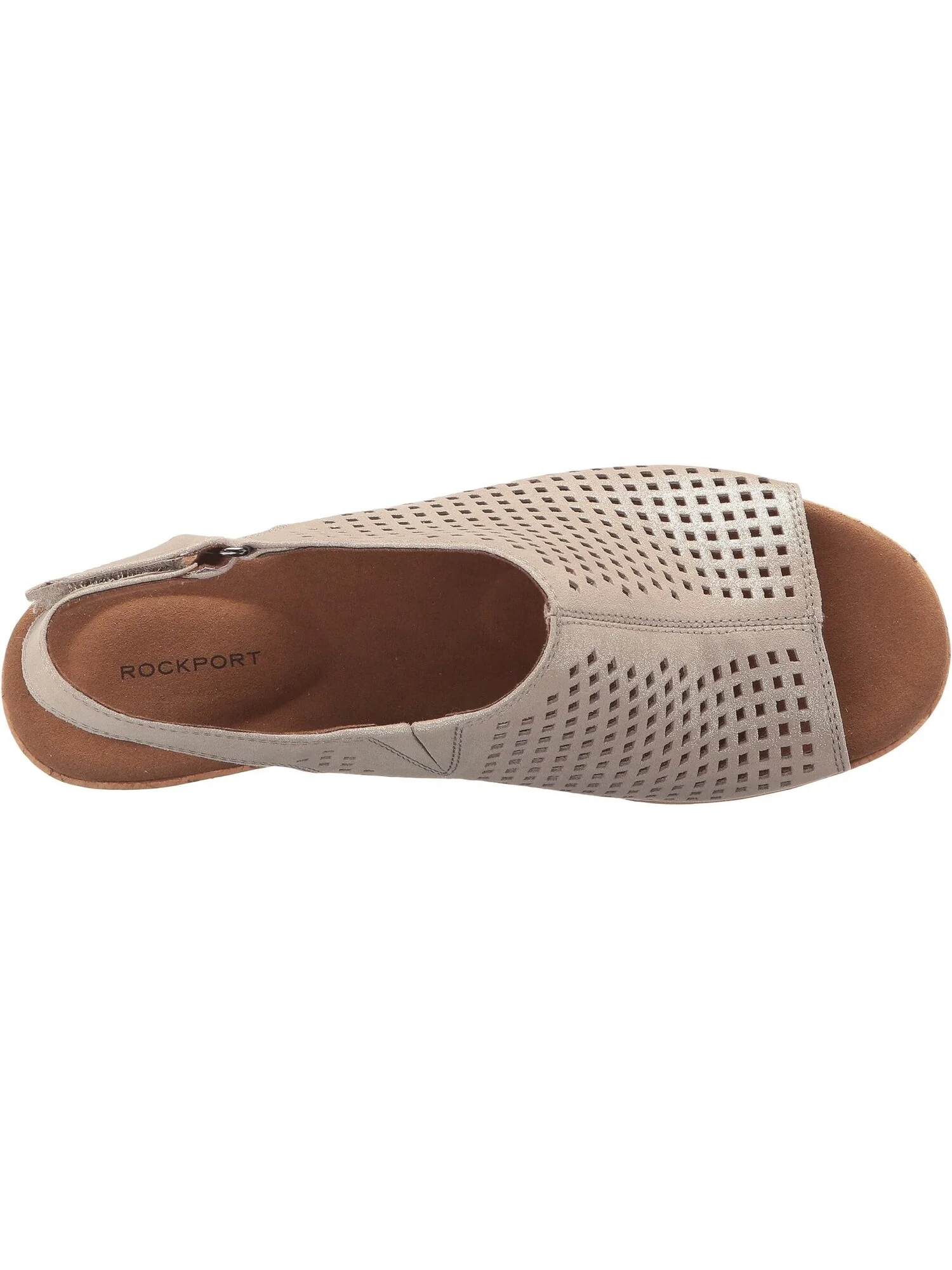 Босоножки Briah Perf Sling Rockport — изображение 2 из 7, металлик хаки