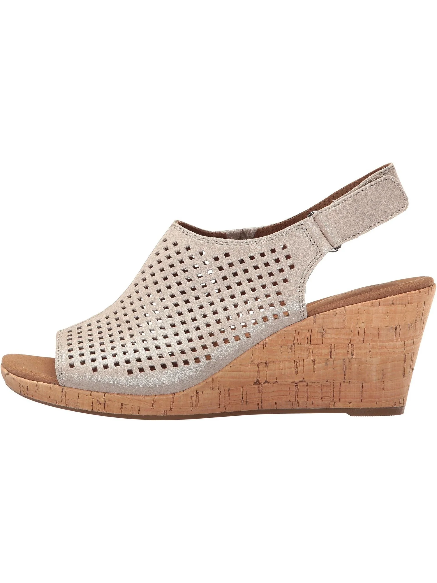 Босоножки Briah Perf Sling Rockport — изображение 4 из 7, металлик хаки