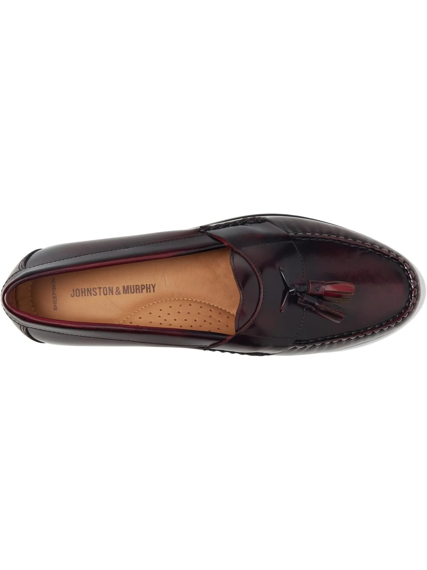 Лоферы Johnston & Murphy Hayes Tassel Loafer — изображение 2 из 4, бордовый