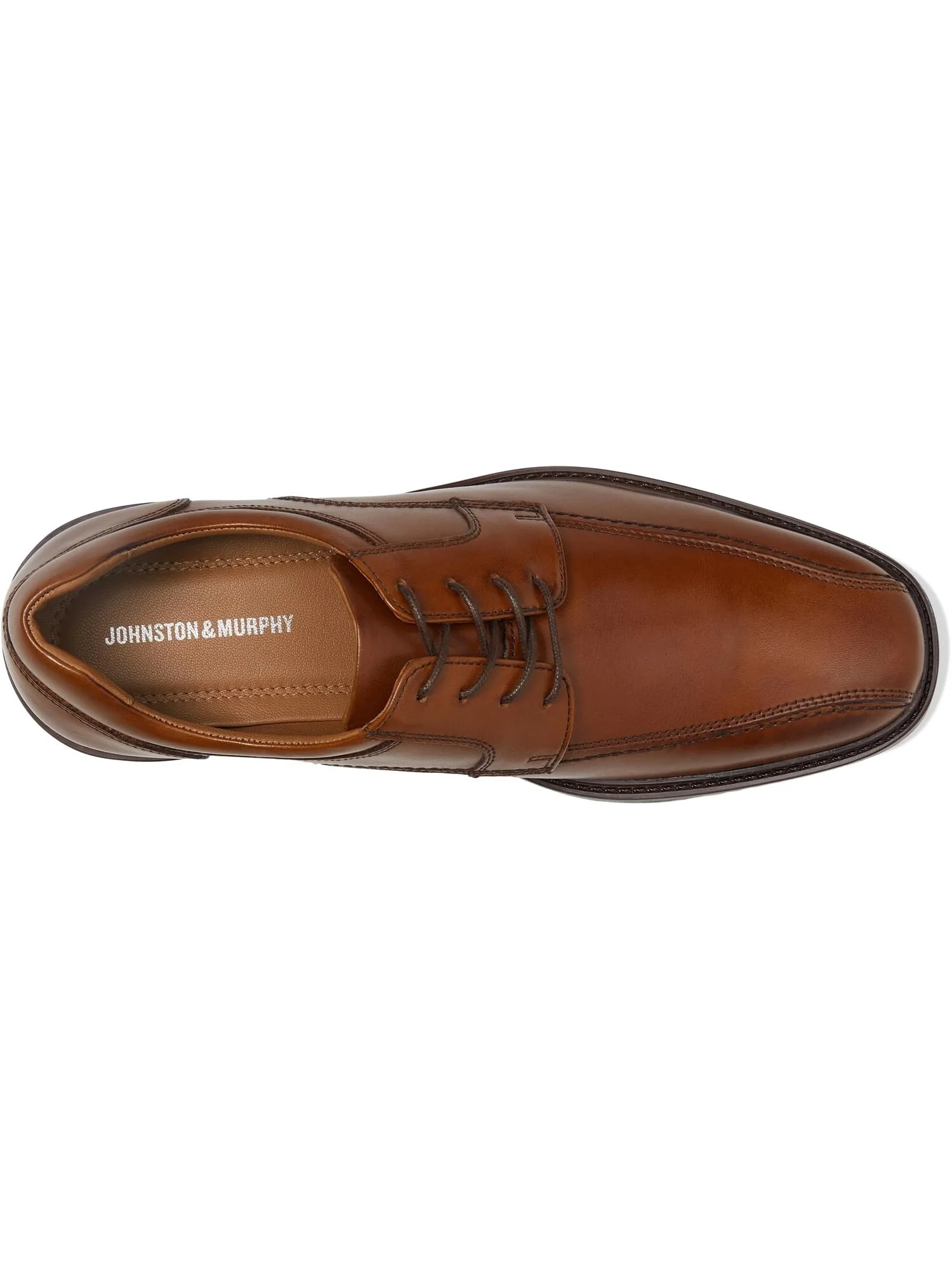 Оксфорды Johnston & Murphy Tabor Runoff Lace-Up — изображение 2 из 4, бежевый