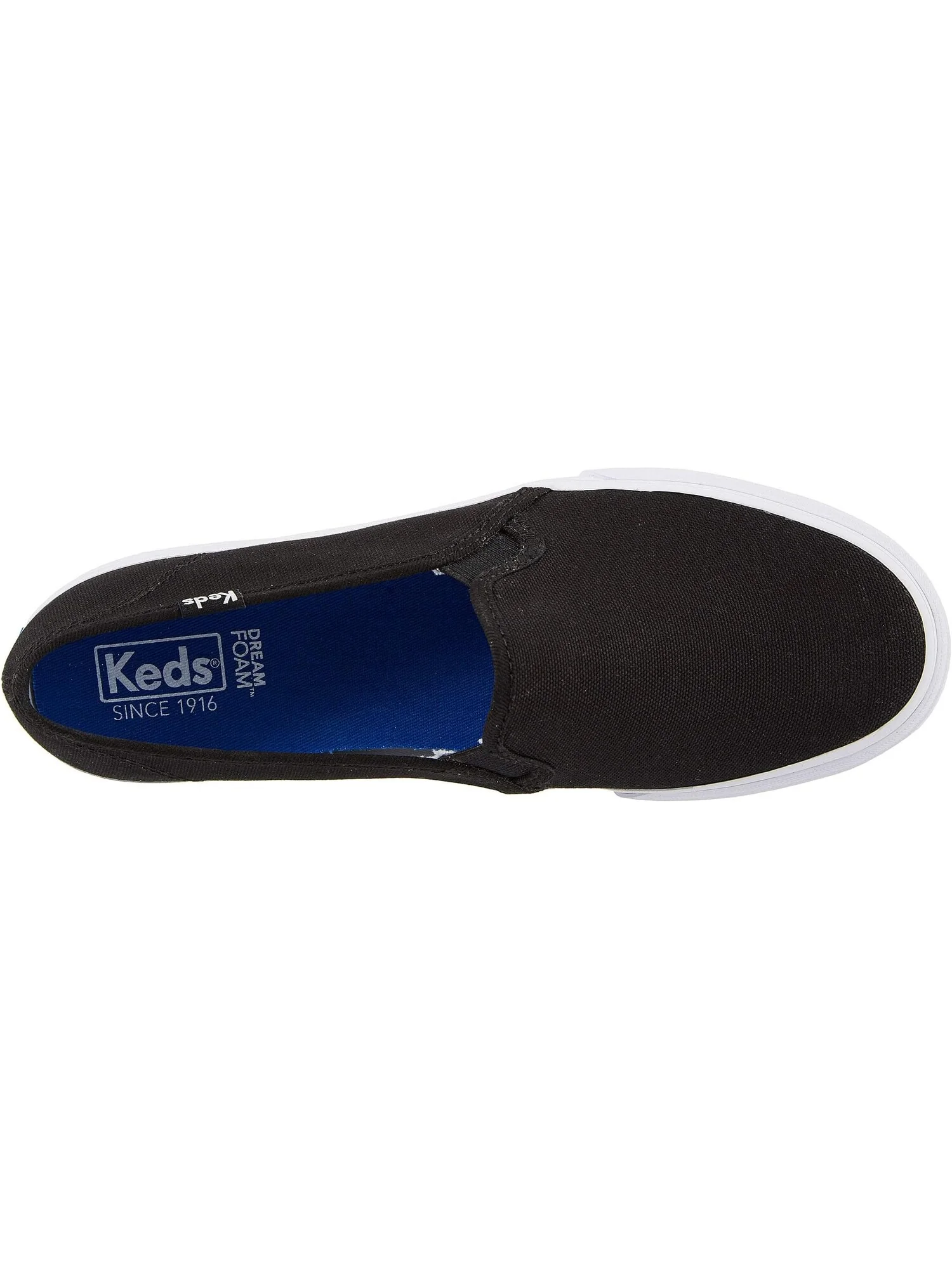 Кроссовки Keds Double Decker Slip On — изображение 2 из 4, черный