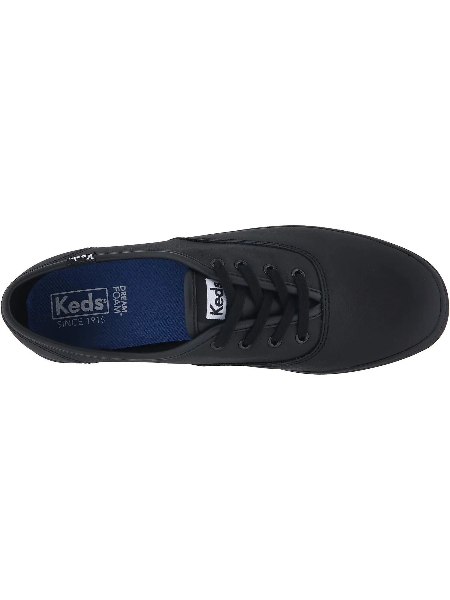 Кроссовки Keds Champion Leather Lace Up — изображение 2 из 4, черный