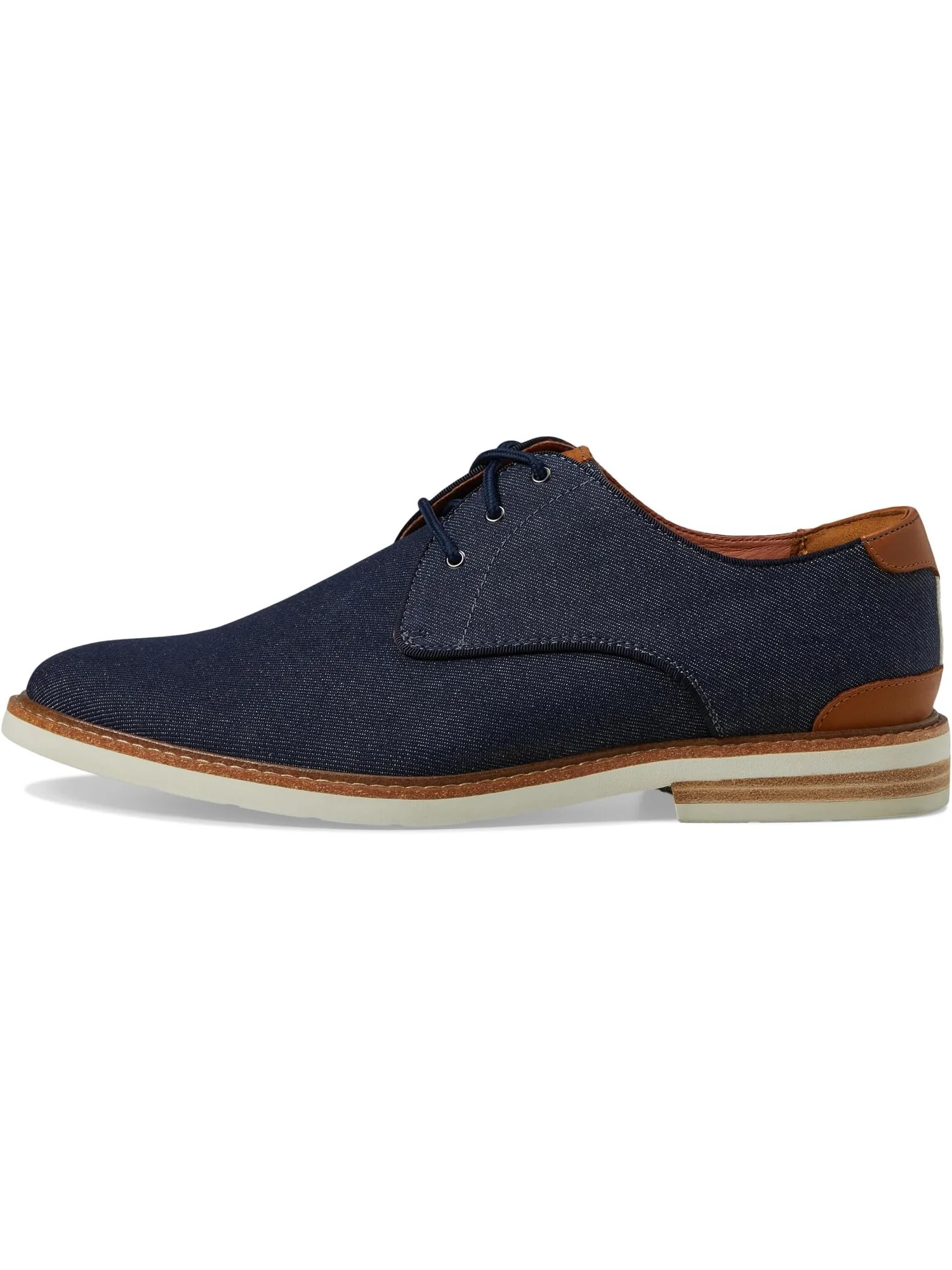 Оксфорды Florsheim Highland Canvas Plain Toe — изображение 4 из 4, темно-синий/белый