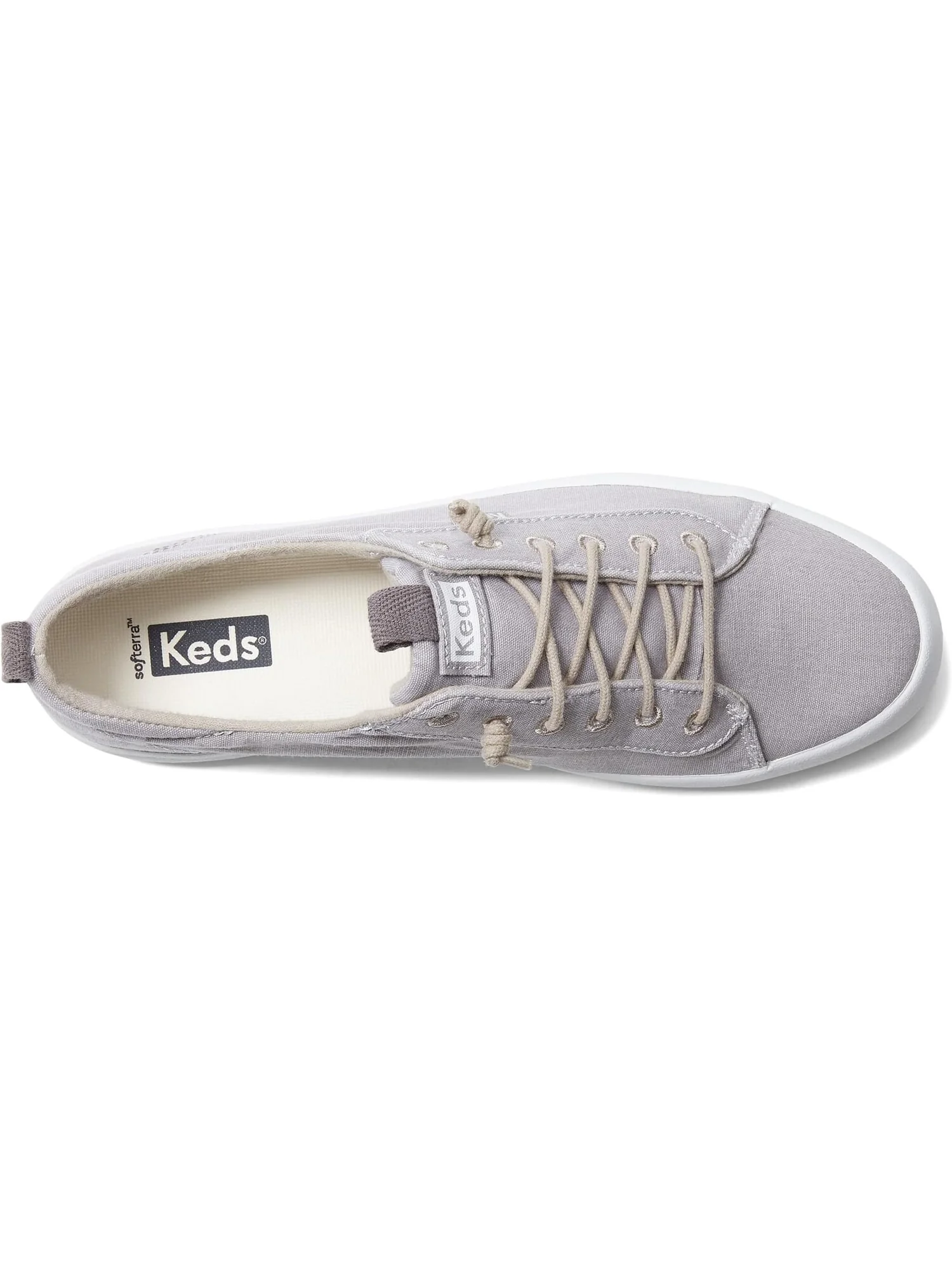 Кроссовки Keds Kickback Canvas Slip On — изображение 2 из 4, серый
