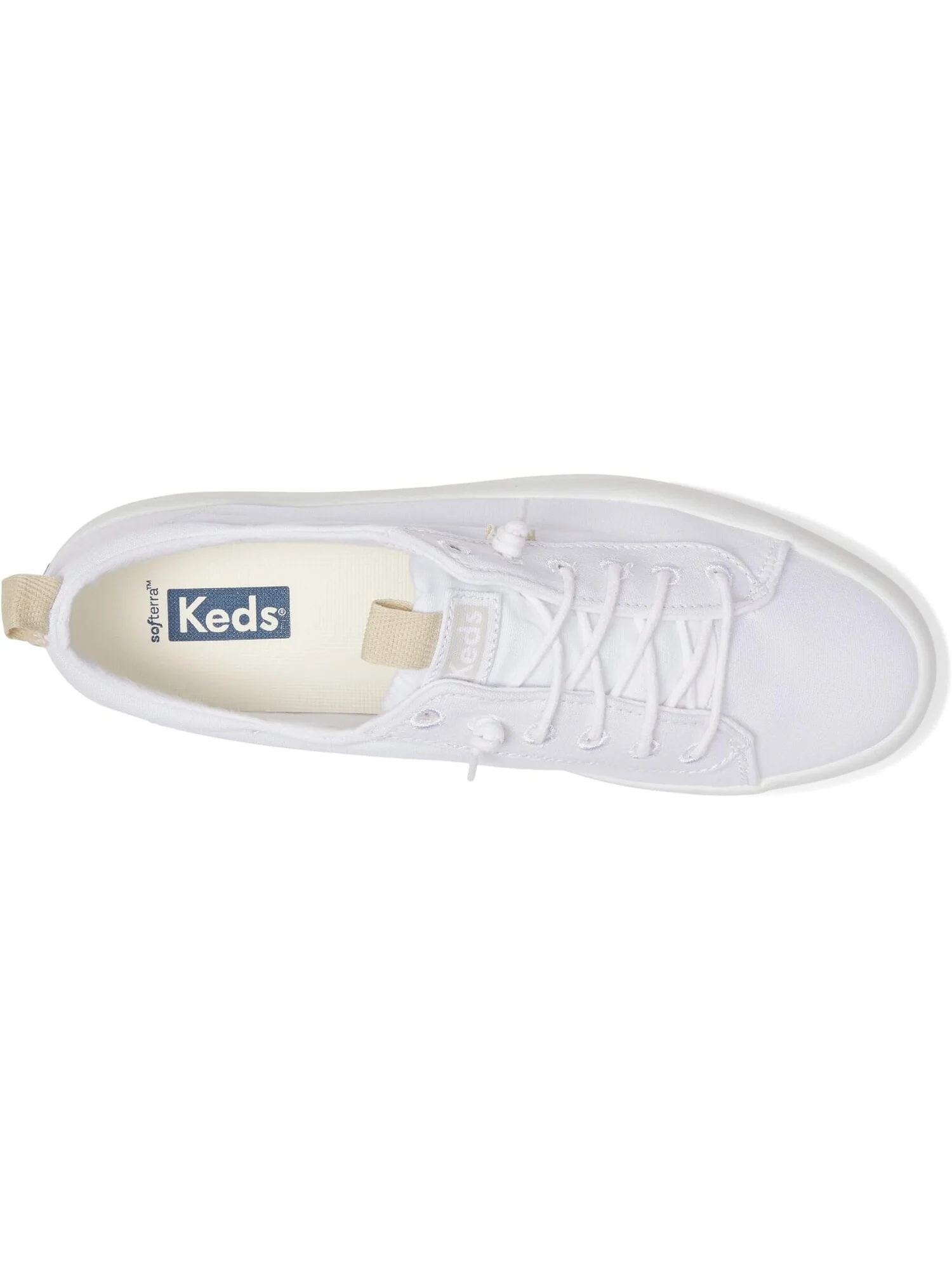 Кроссовки Keds Kickback Canvas Slip On — изображение 2 из 4, белый