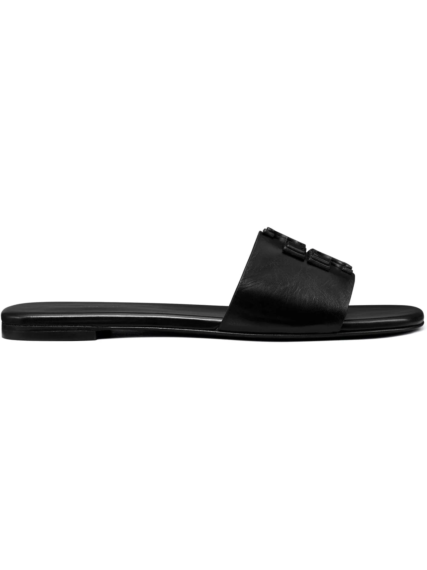 Сандалии на плоской подошве Ines Flat Slide Tory Burch — изображение 3 из 4, черный