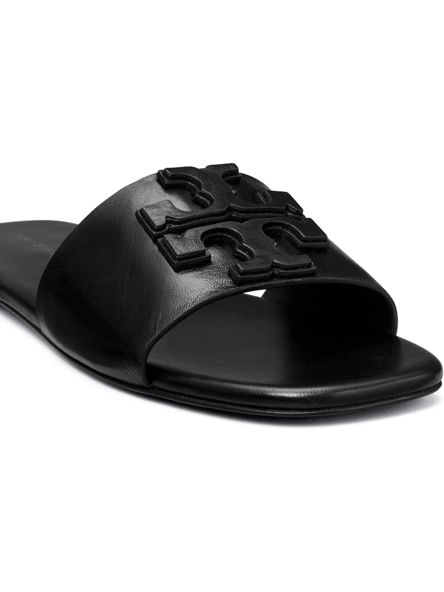 Сандалии на плоской подошве Ines Flat Slide Tory Burch — изображение 4 из 4, черный