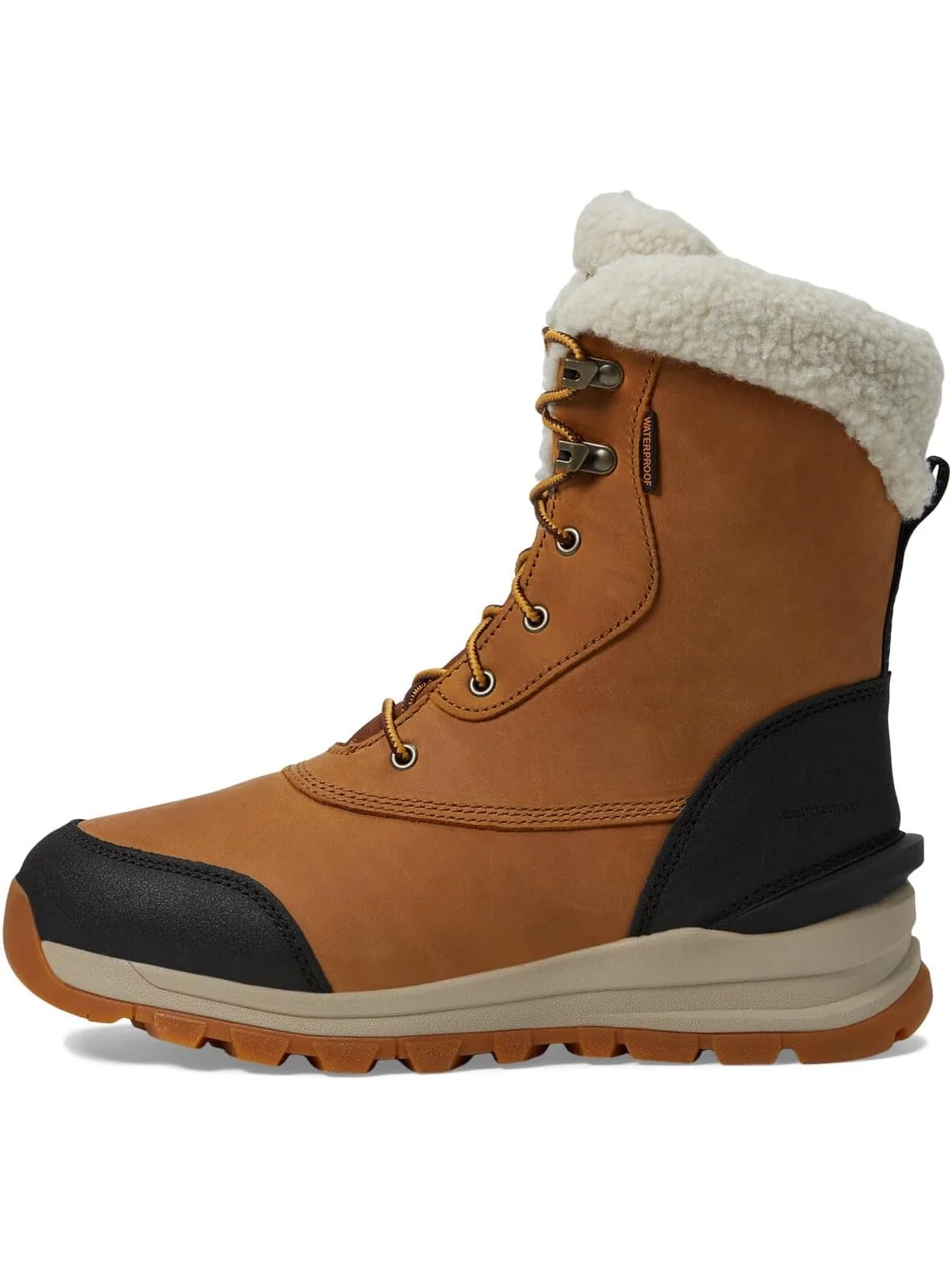Зимние ботинки Pellston WP Ins. 8" Winter Boot Carhartt — изображение 4 из 6, светлый коричневый
