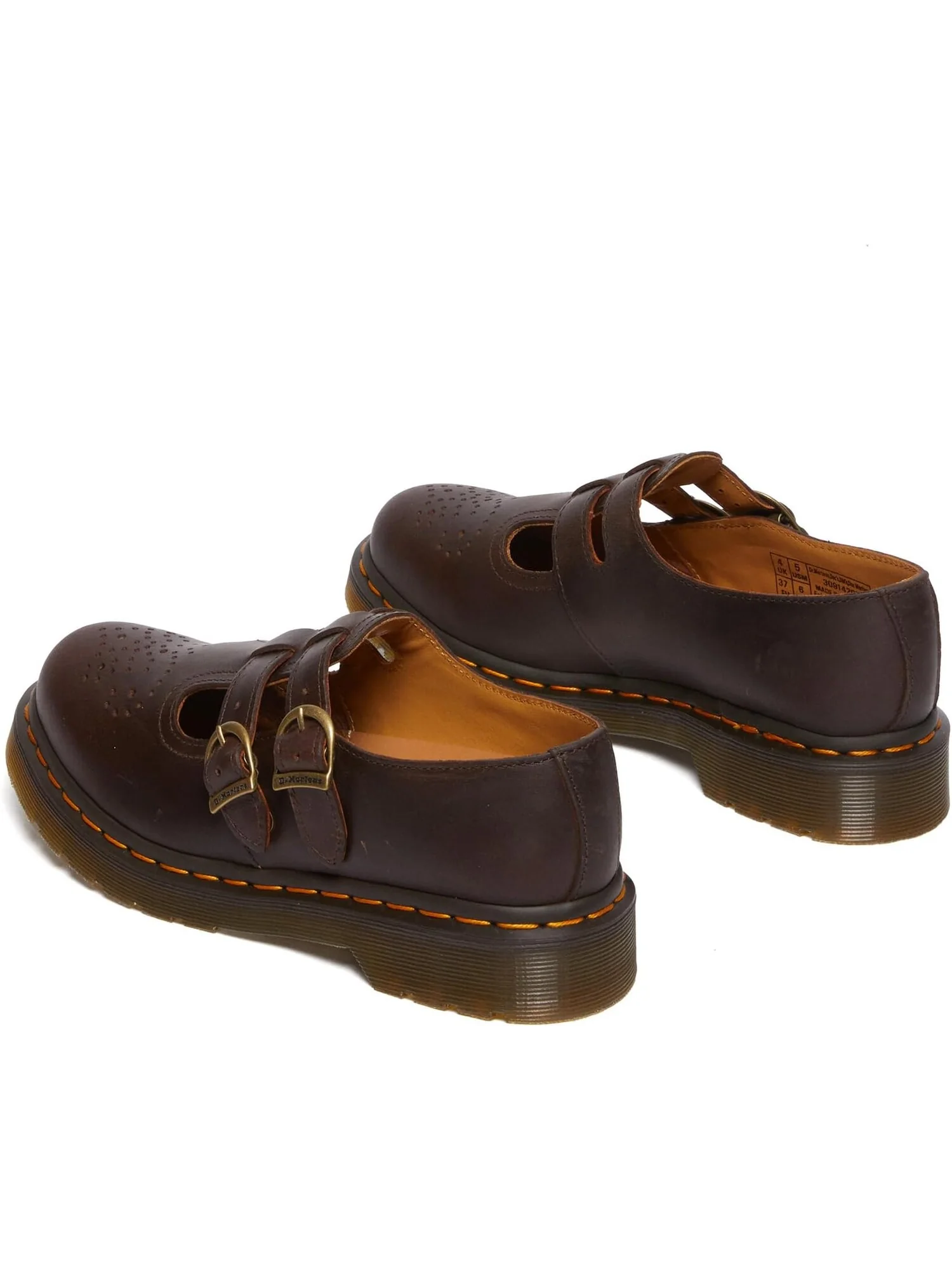 Туфли на плоской подошве Dr. Martens 8065 Mary Jane — изображение 4 из 4, коричневый