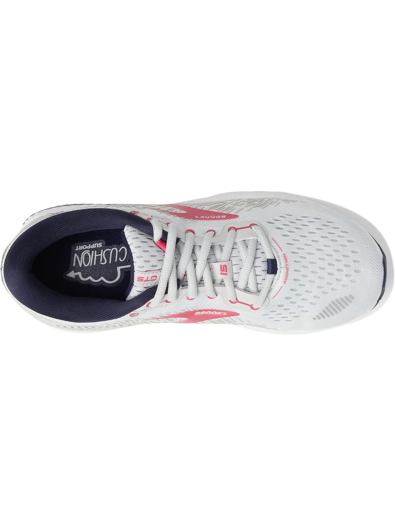 Кроссовки Brooks Addiction GTS 15 — изображение 2 из 4, розовый