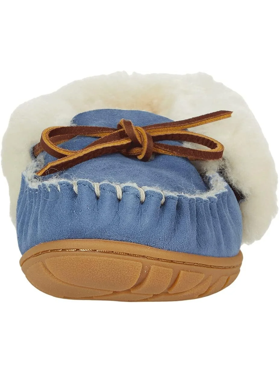 Тапочки Wicked Good Moccasins L.L.Bean — изображение 6 из 6, темно-серый синий