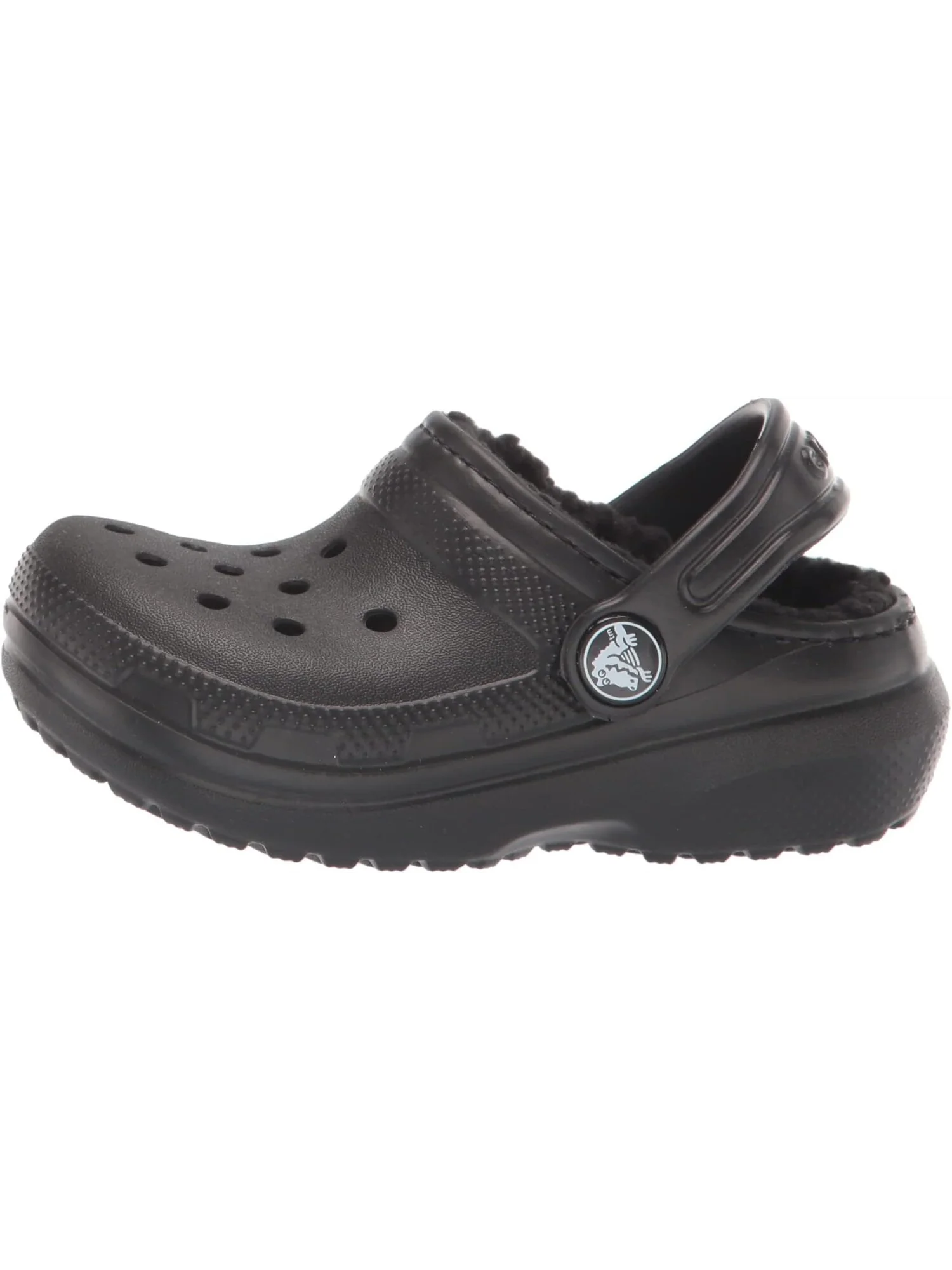 Сабо Classic Lined Clog Crocs — изображение 4 из 5, черный/черный