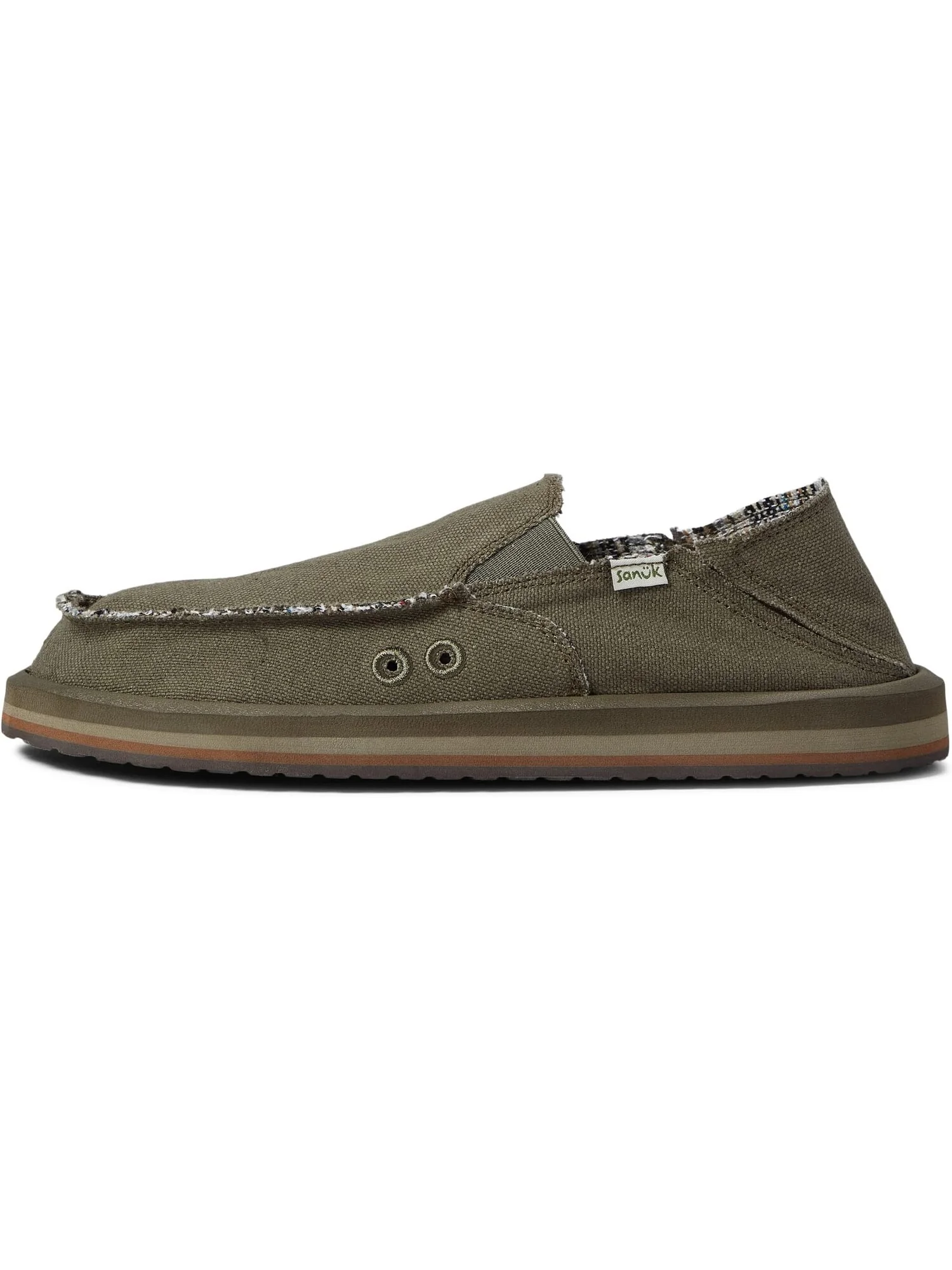 Кроссовки Vagabond Sidewalk Surfer ST Hemp Sanuk — изображение 4 из 6, армейский