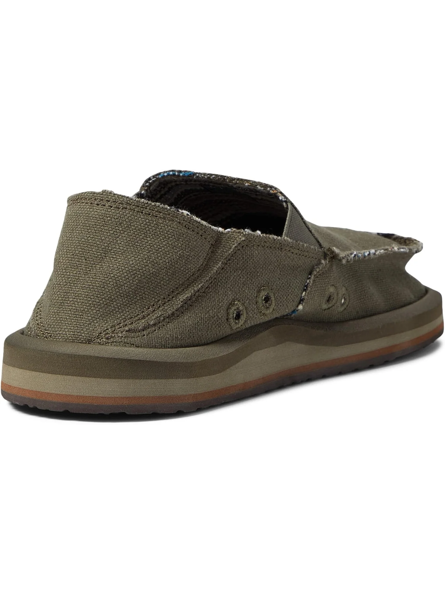 Кроссовки Vagabond Sidewalk Surfer ST Hemp Sanuk — изображение 5 из 6, армейский