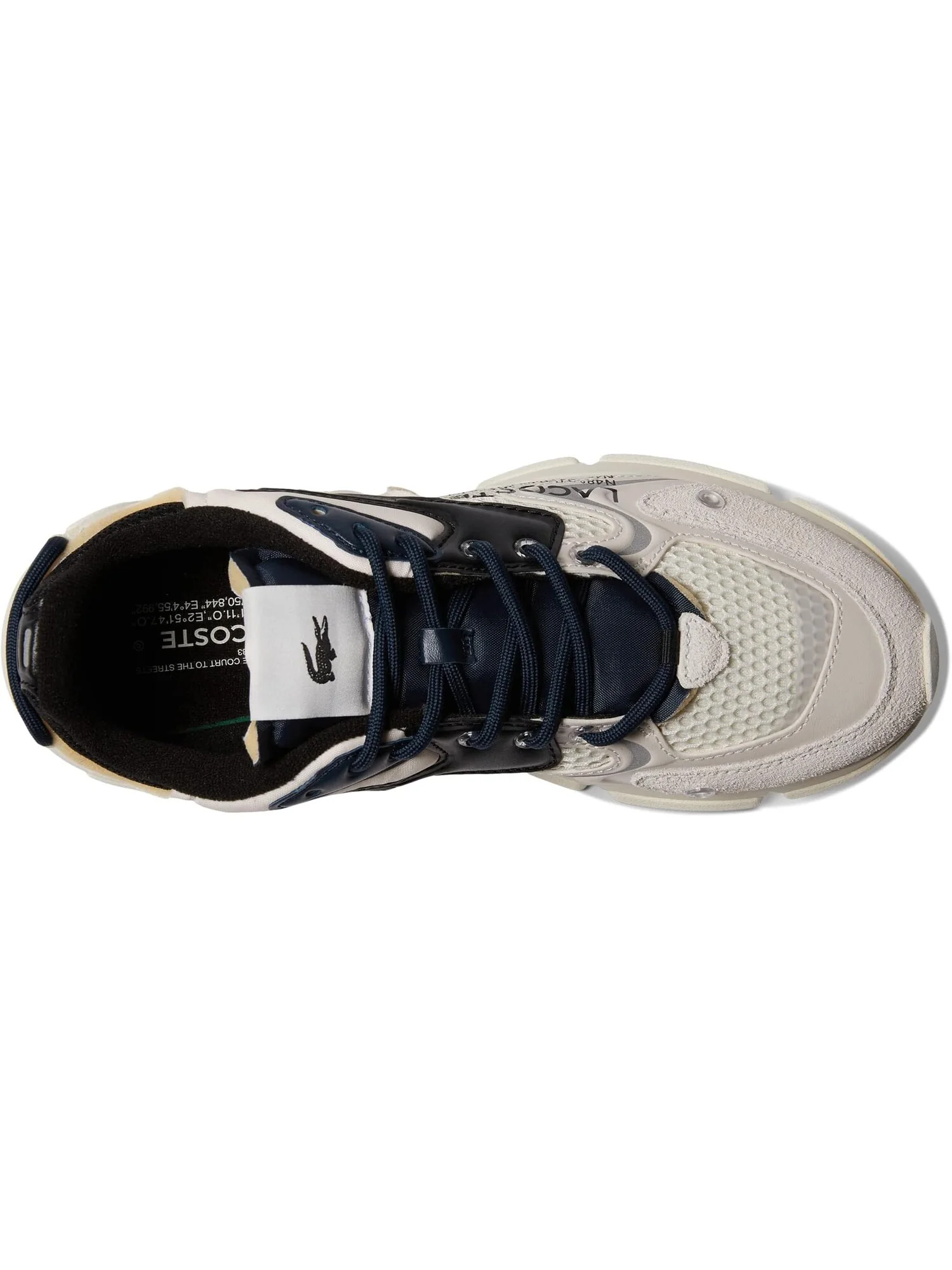 Кроссовки мужские Lacoste L003 Neo — изображение 2 из 6, белый/черный