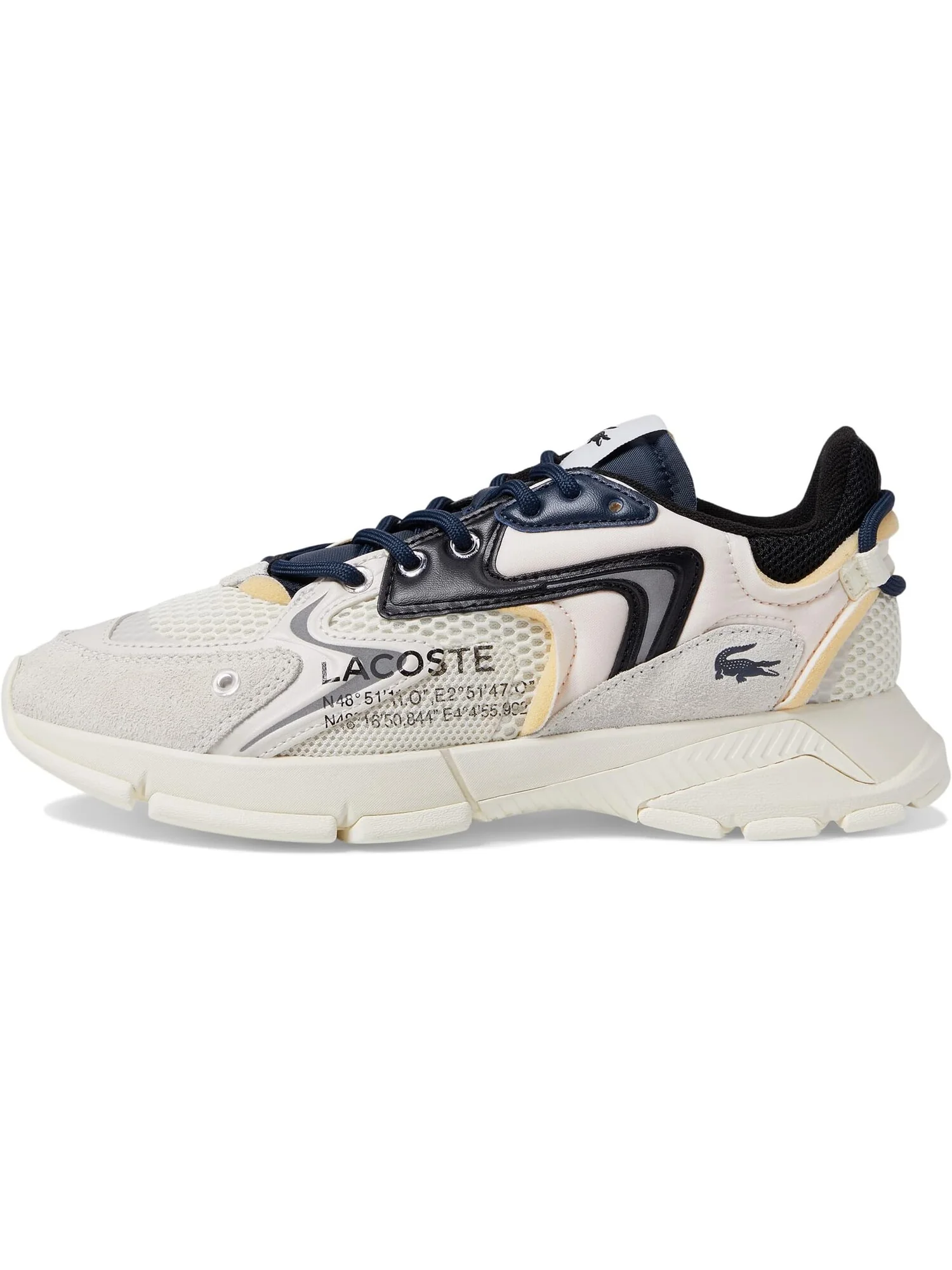 Кроссовки мужские Lacoste L003 Neo — изображение 4 из 6, белый/черный