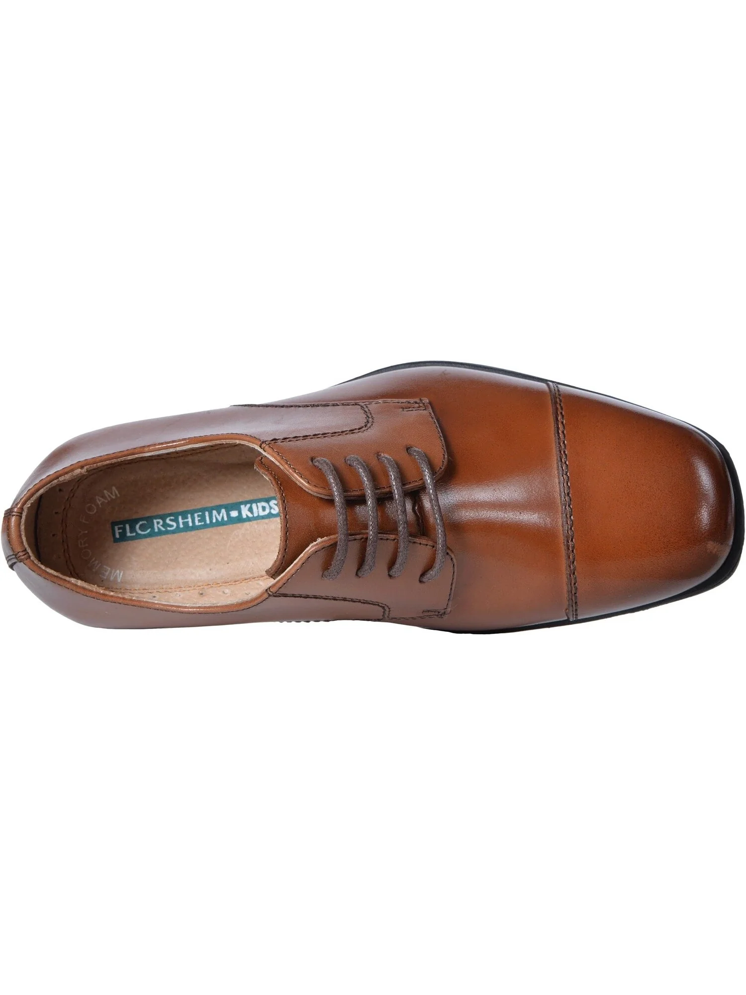 Оксфорды Reveal Cap Toe Ox, Jr. Florsheim — изображение 2 из 7, коричневый