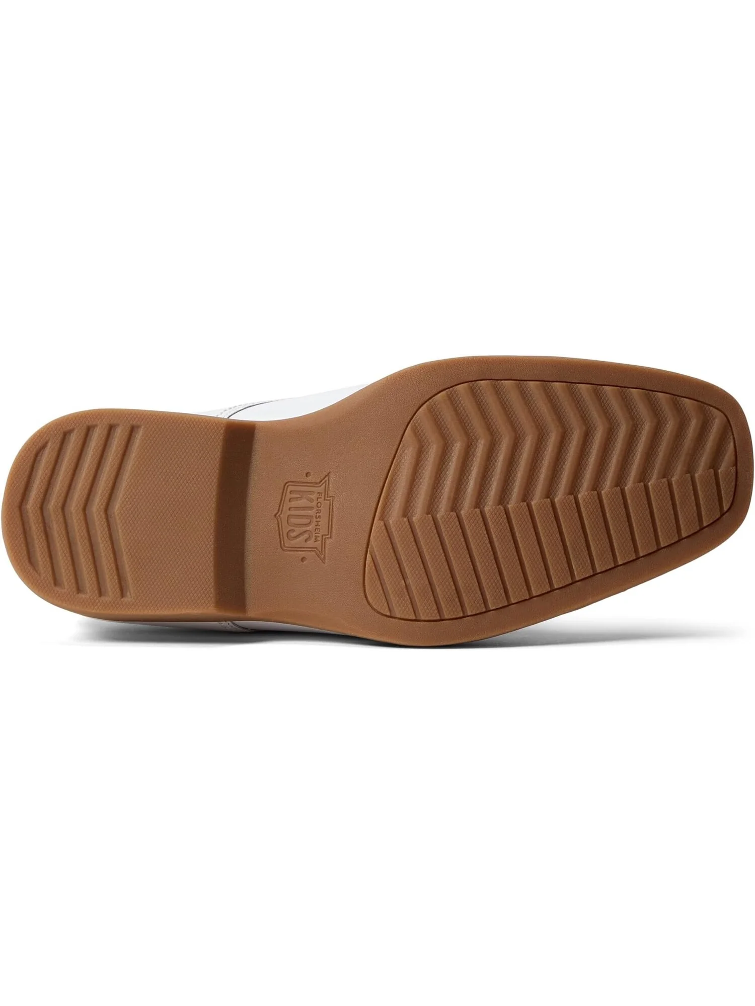 Оксфорды Reveal Cap Toe Ox, Jr. Florsheim, белая гладкая кожа — изображение 3 из 6, белый