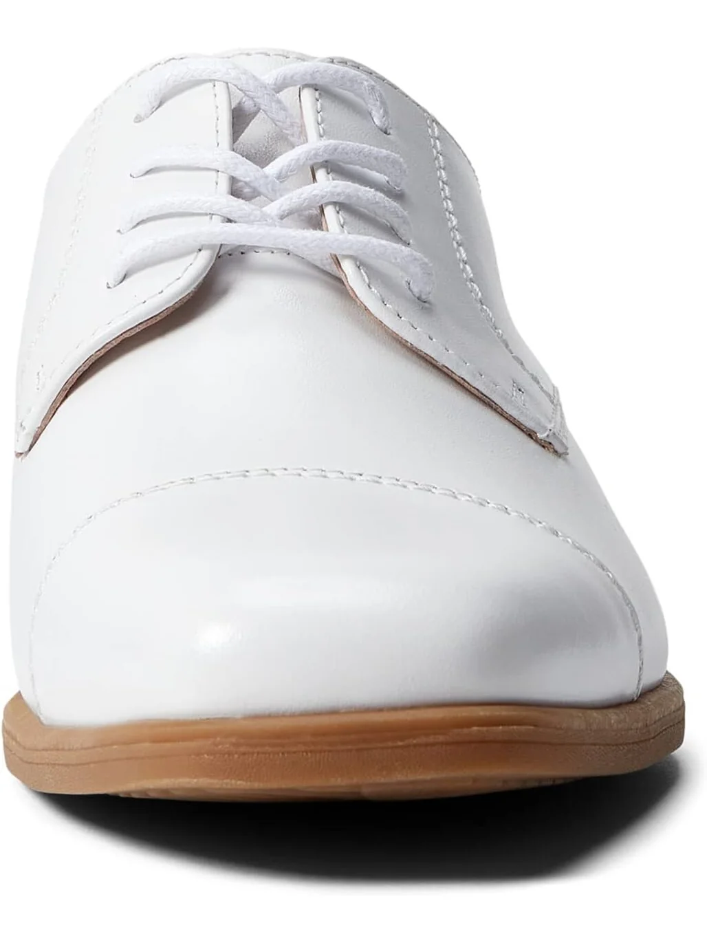 Оксфорды Reveal Cap Toe Ox, Jr. Florsheim, белая гладкая кожа — изображение 6 из 6, белый