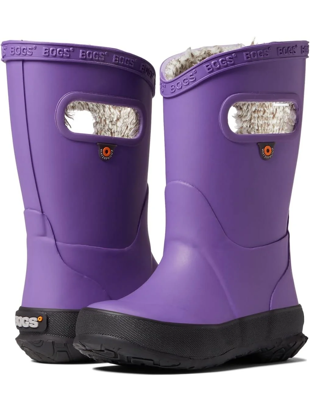 Зимние ботинки Rain Boot Plush Bogs — изображение 1 из 6, фиолетовый