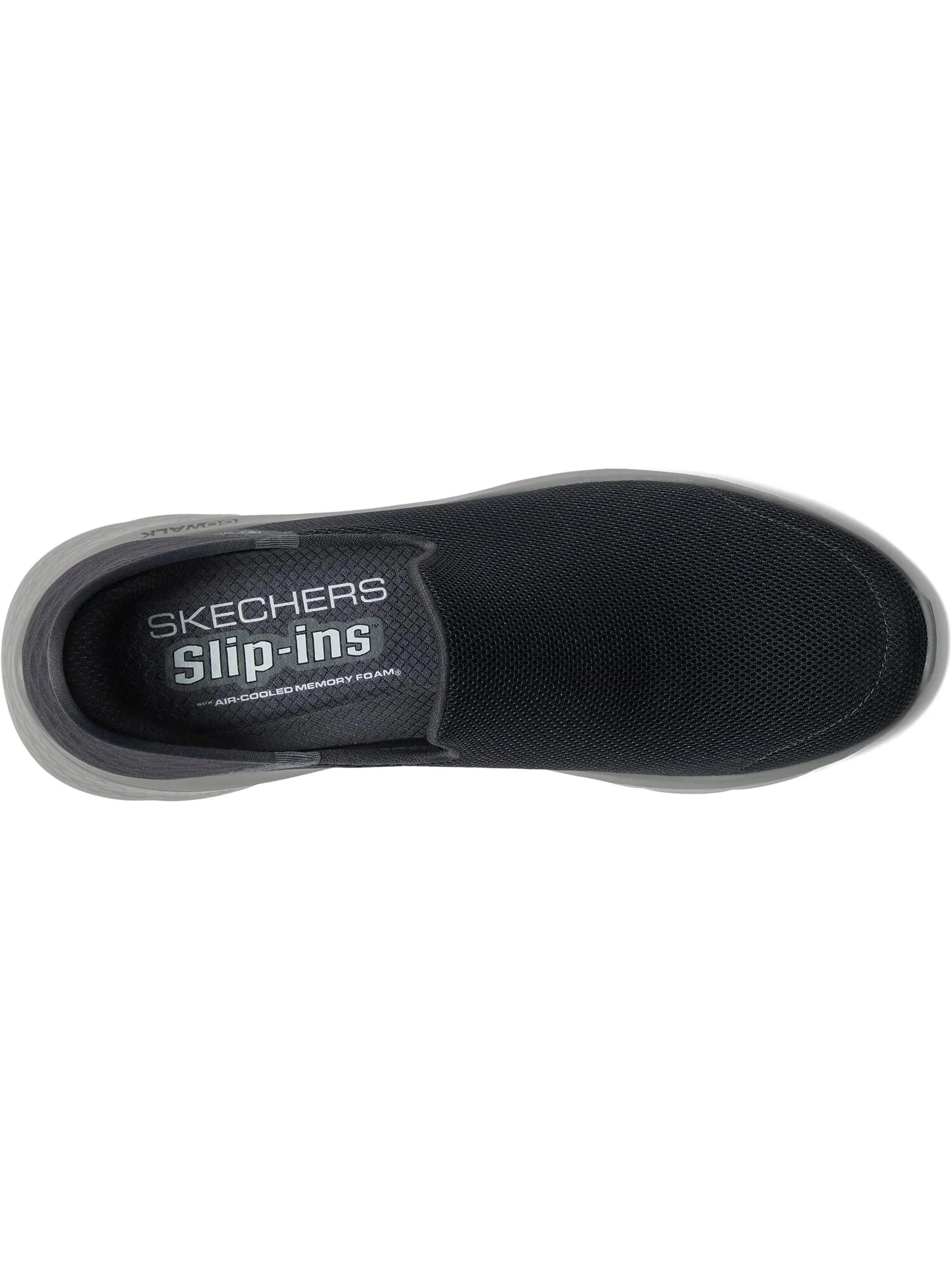 Кроссовки SKECHERS Performance Go Walk Flex No Hands, Hands Free Slip-Ins — изображение 2 из 4, темный серый