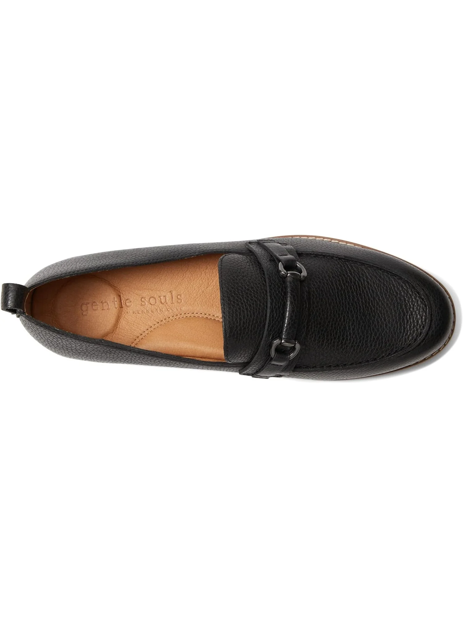 Лоферы Gentle Souls by Kenneth Cole Eugene Lug Bit — изображение 2 из 4, черный