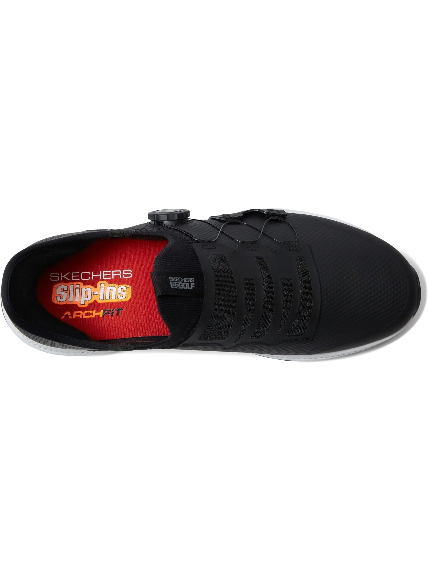 Кроссовки Go Golf Elite 5 Hands Free Slip-Ins Skechers — изображение 2 из 6, черный/белый
