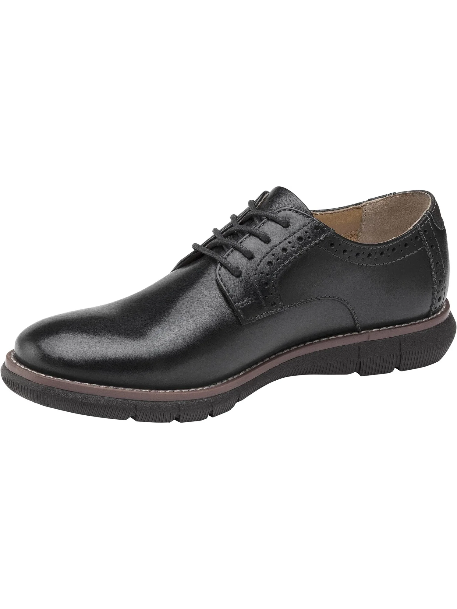Оксфорды Holden Plain Toe Johnston & Murphy — изображение 1 из 6, черный/серый