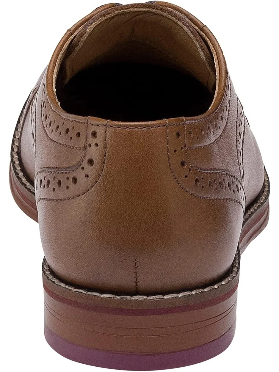 Оксфорды Conard Cap Toe Johnston & Murphy — изображение 4 из 6, бежевый