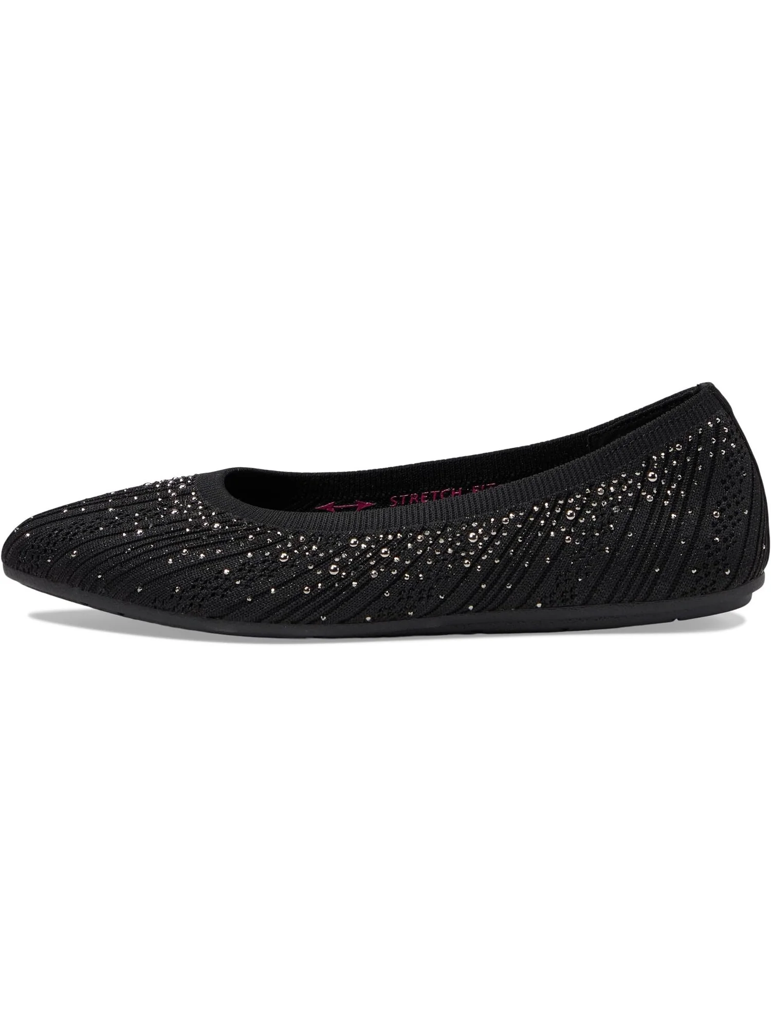 Туфли на плоской подошве SKECHERS Cleo 2.0 - Glitzy Daze — изображение 4 из 4, черный