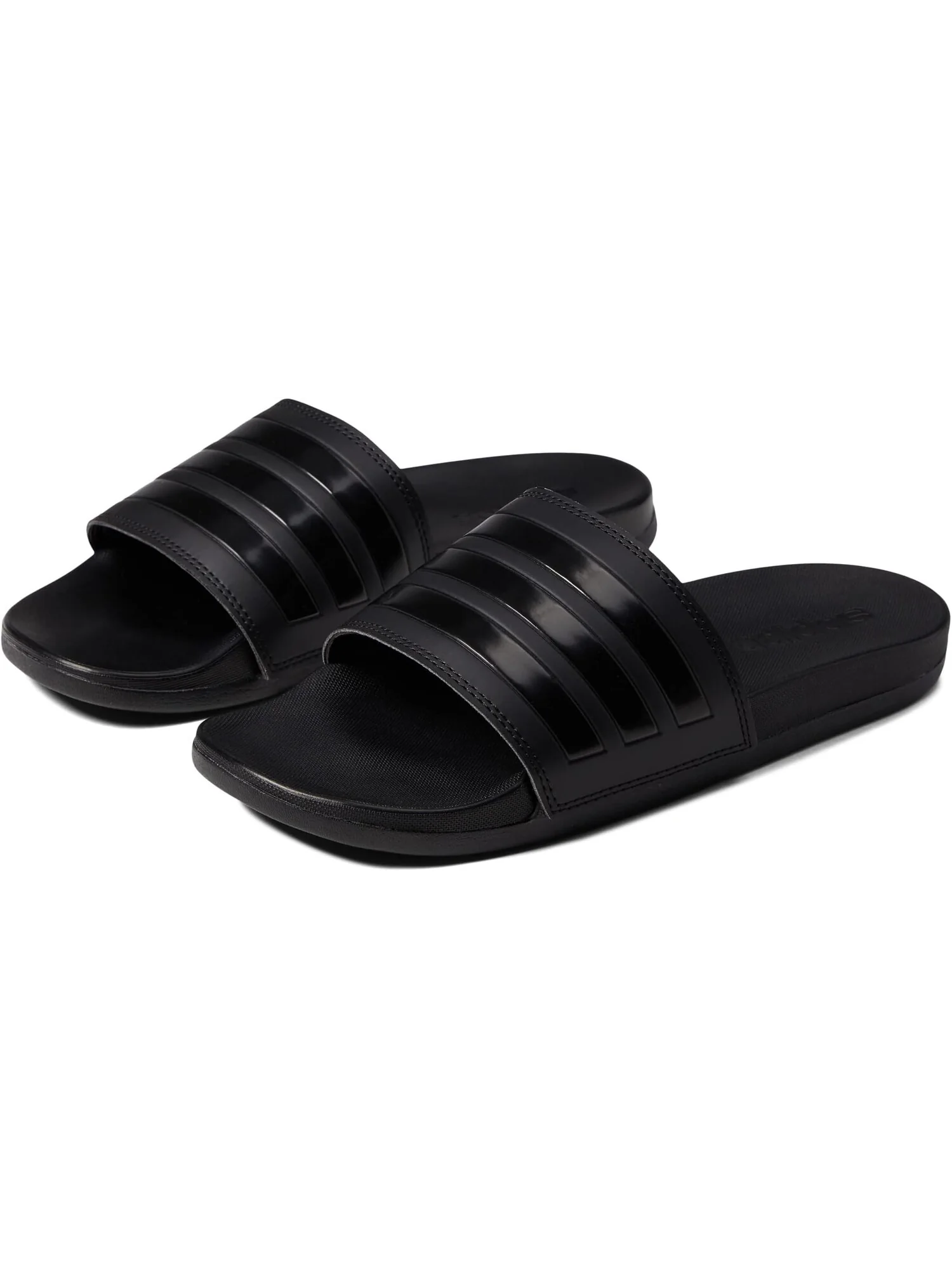 Сандалии adidas Adilette Comfort Slides — изображение 1 из 4, черный/черный/черный