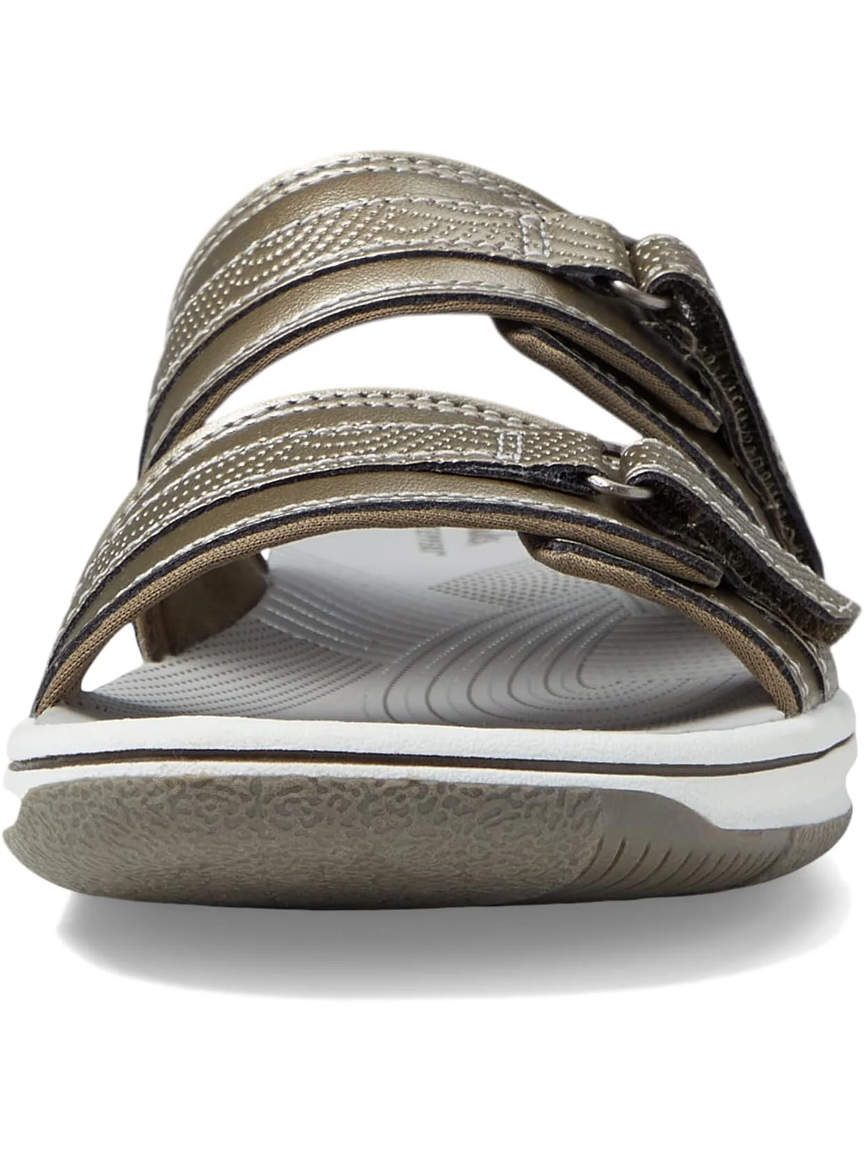 Сандалии на плоской подошве Breeze Piper Clarks — изображение 2 из 5, оловянный