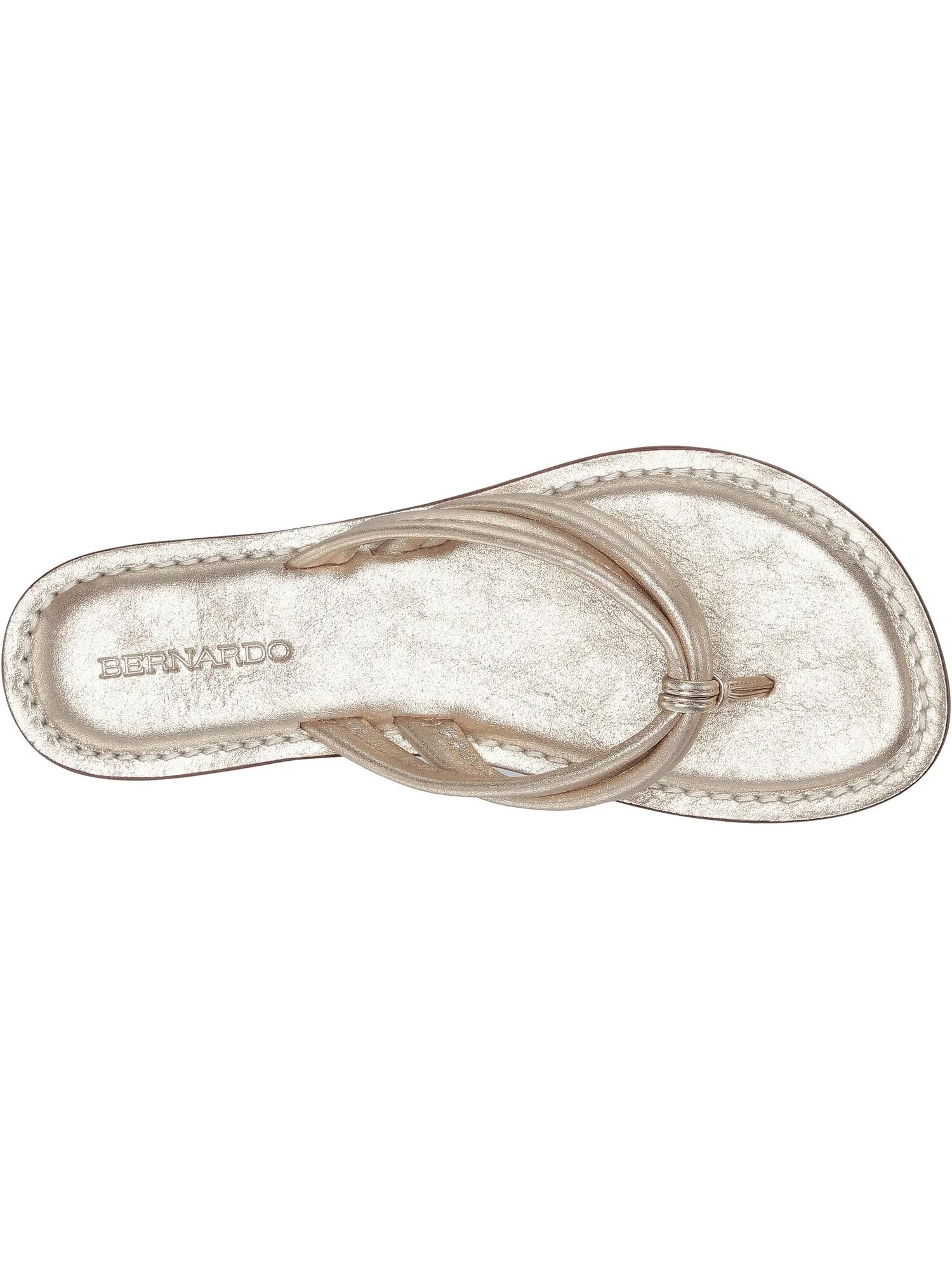 Шлепанцы Miami Sandal Bernardo — изображение 2 из 7, платиновый
