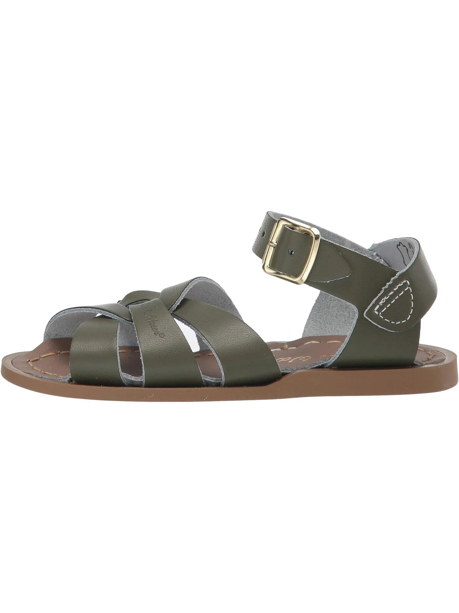 Сандалии на плоской подошве The Original Sandal Salt Water Sandal by Hoy Shoes — изображение 4 из 7, оливковый