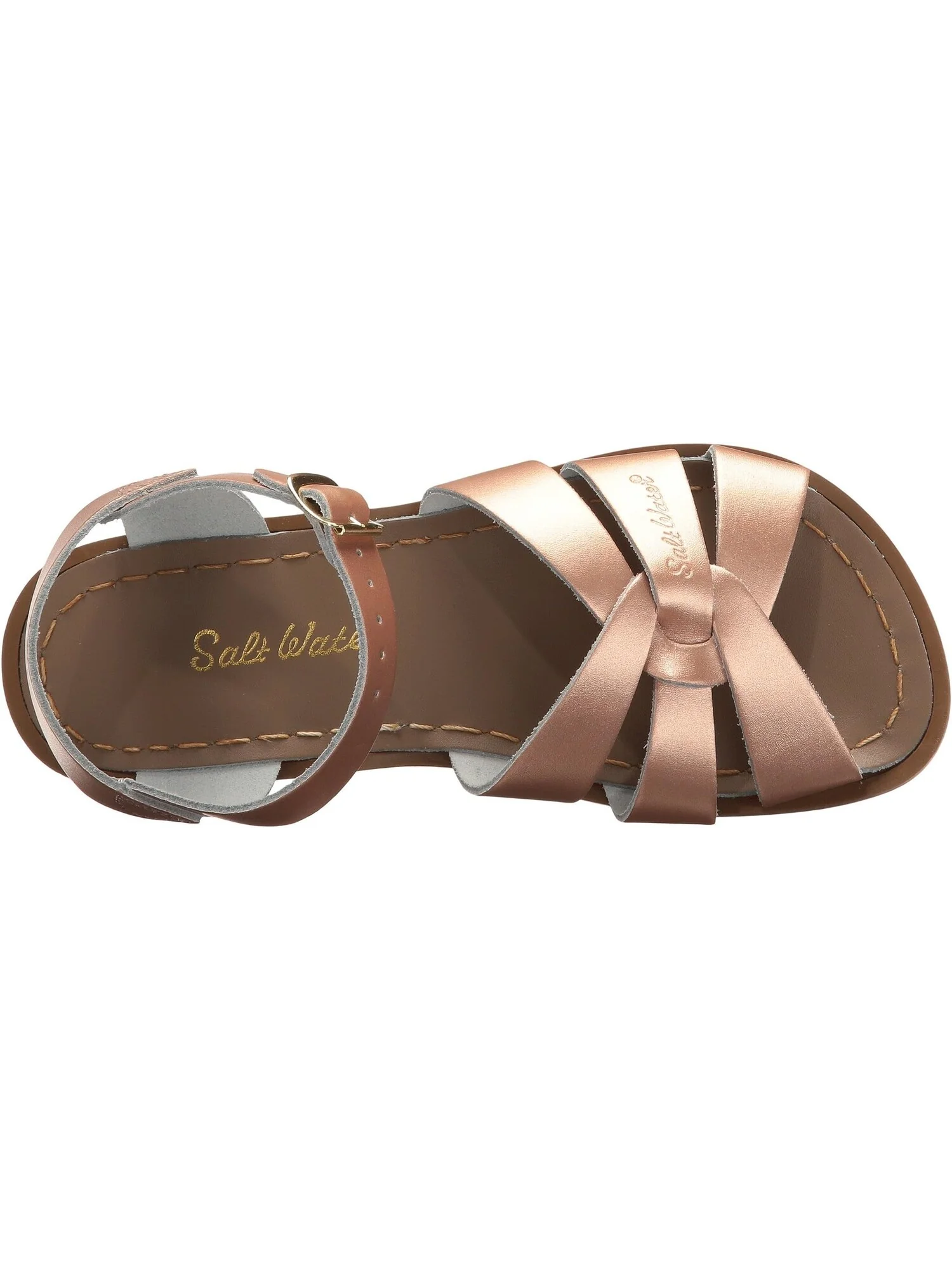 Сандалии на плоской подошве The Original Sandal Salt Water Sandal by Hoy Shoes — изображение 2 из 7, розовый золотистый