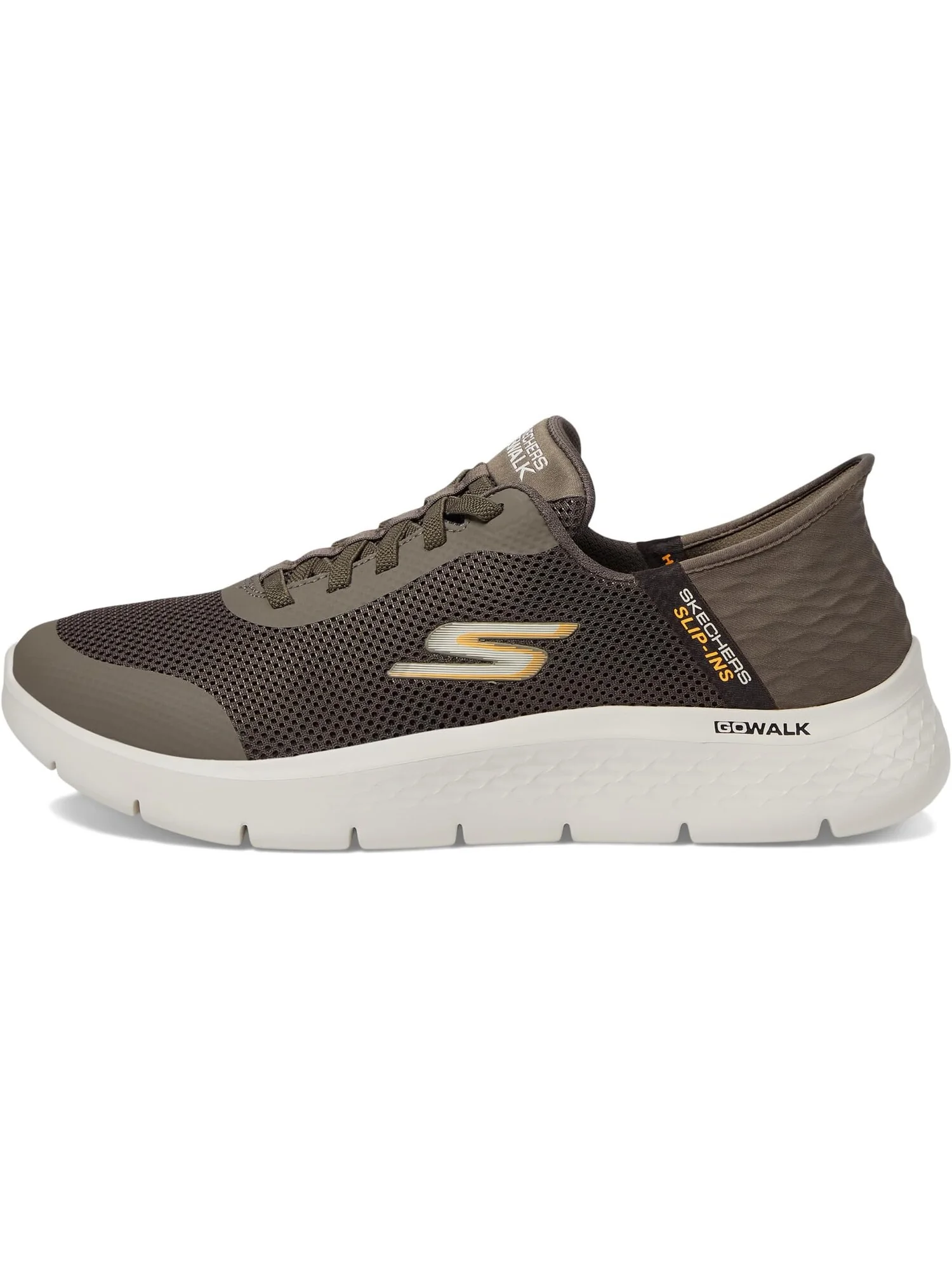 Кроссовки SKECHERS Performance Go Walk Flex - Hands Up Hands Free Slip-Ins — изображение 4 из 4, коричневый