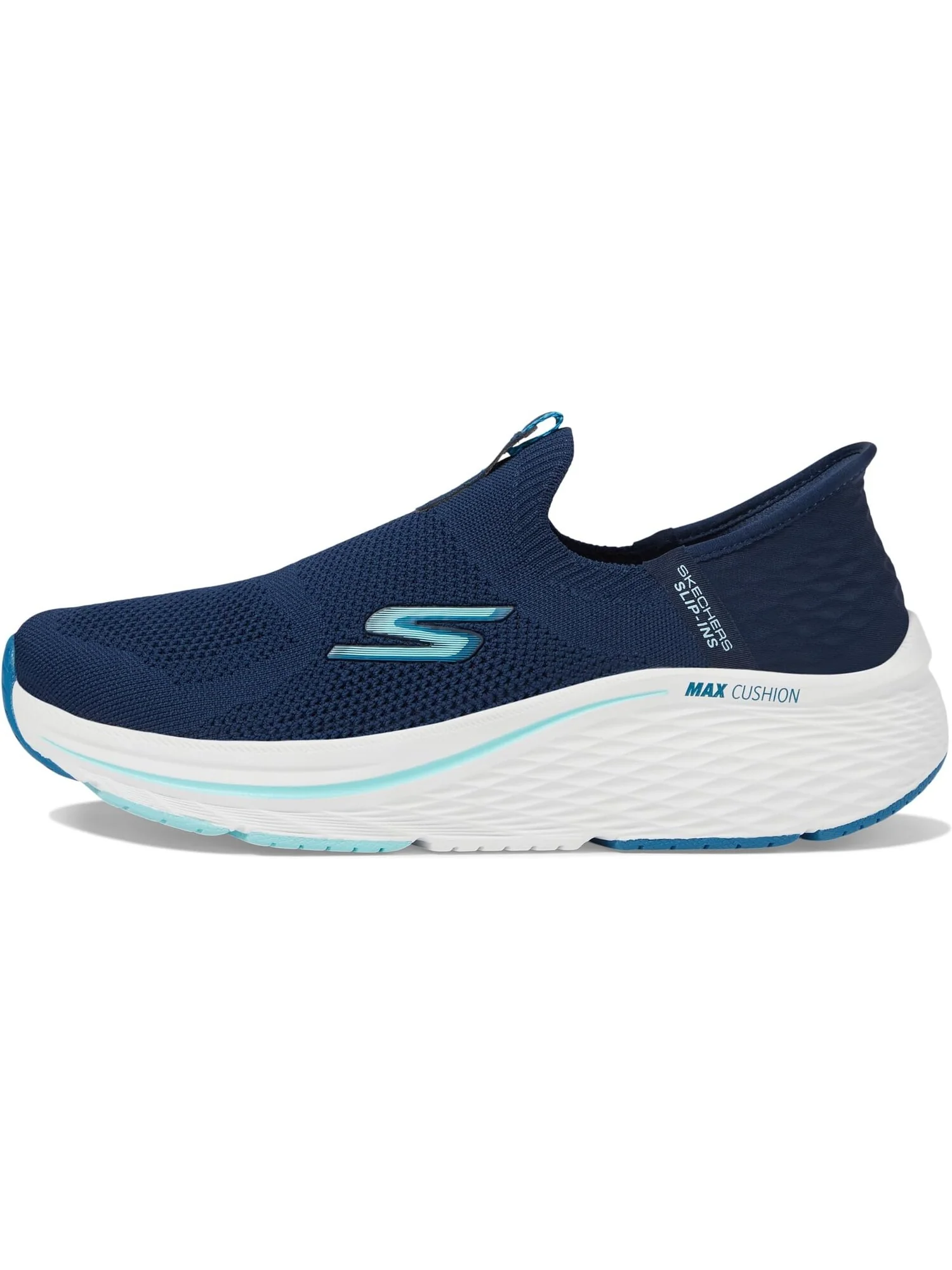 Кроссовки SKECHERS Max Cushioning Elite 2.0 Eternal Hands Free Slip-Ins — изображение 4 из 4, темно-синий/синий