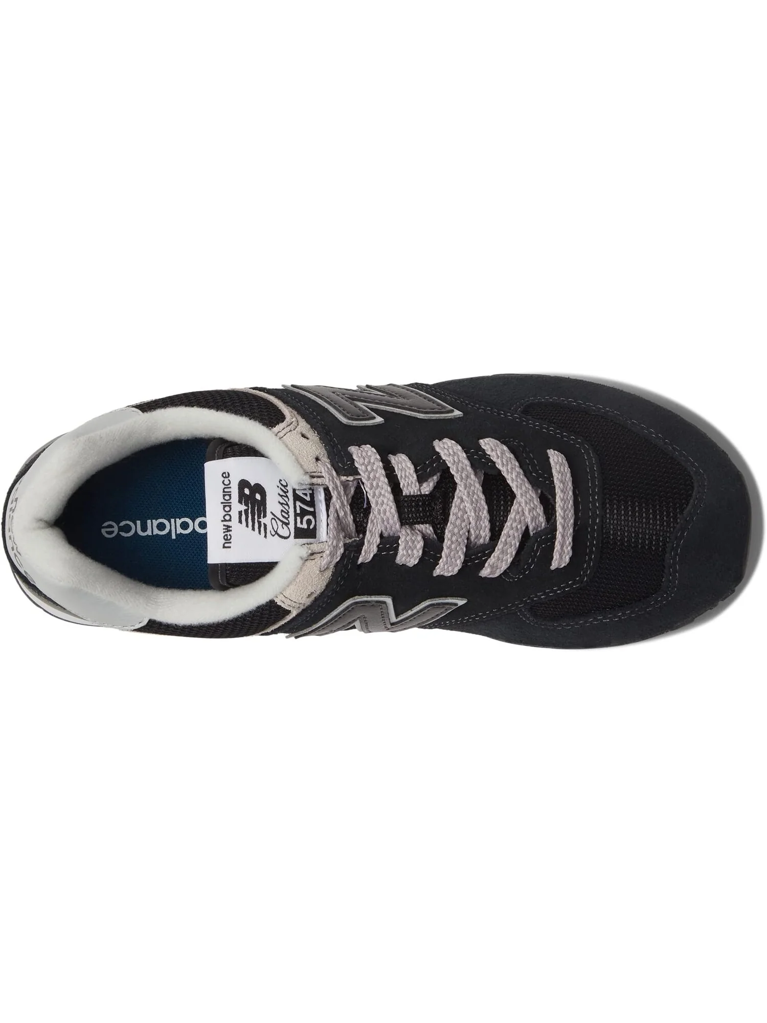 Кроссовки New Balance Classics 574 Core — изображение 2 из 5, черный/белый