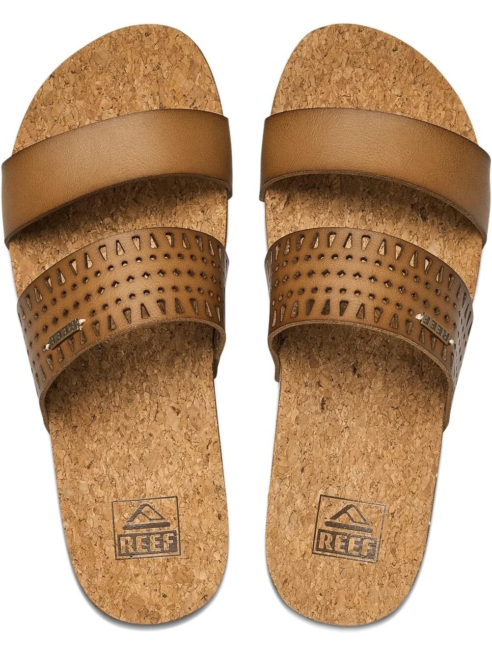 Шлепанцы Cushion Vista Perf Reef — изображение 2 из 5, коричневый