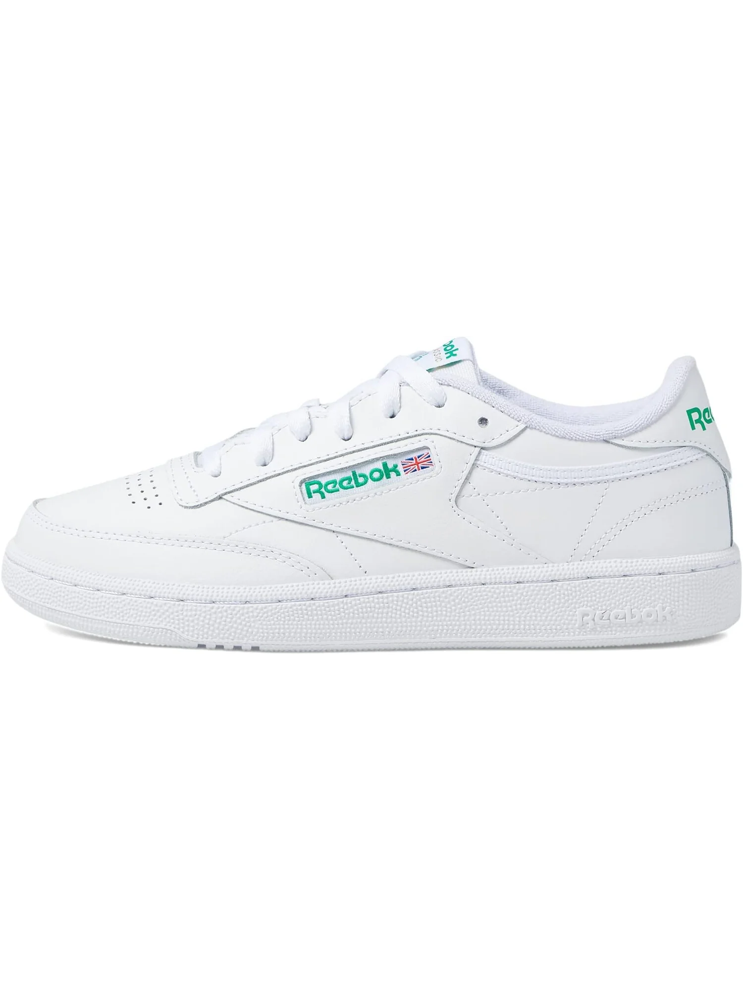 Кроссовки Club C 85 Reebok — изображение 4 из 6, белый/зеленый