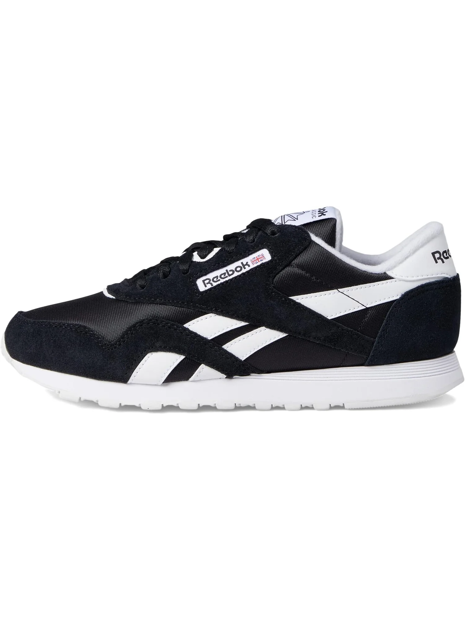 Кроссовки Reebok Lifestyle Classic Nylon — изображение 4 из 4, черный/белый