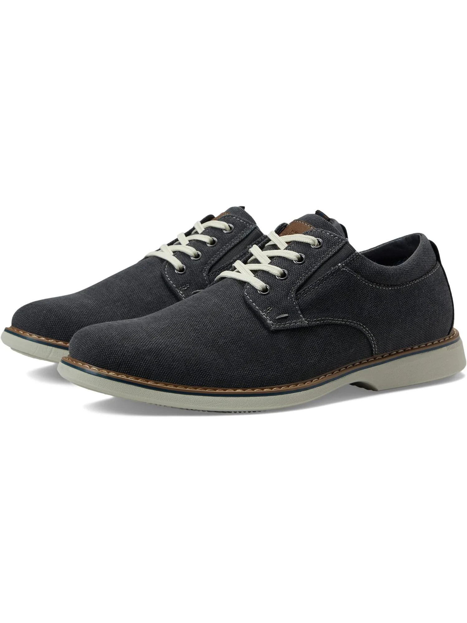 Оксфорды Nunn Bush Otto Canvas Plain Toe — изображение 1 из 4, серый
