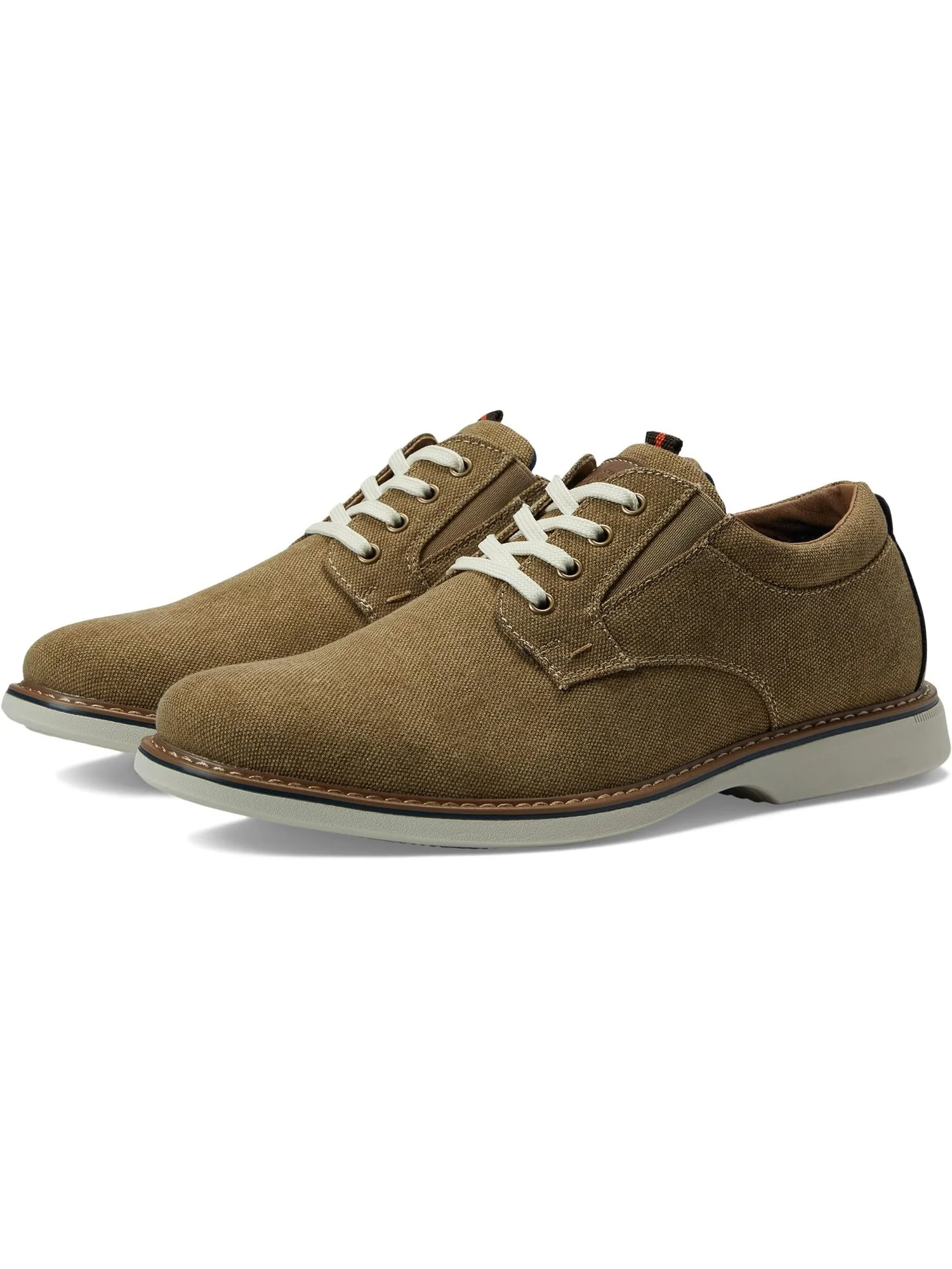 Оксфорды Nunn Bush Otto Canvas Plain Toe — изображение 1 из 4, хаки